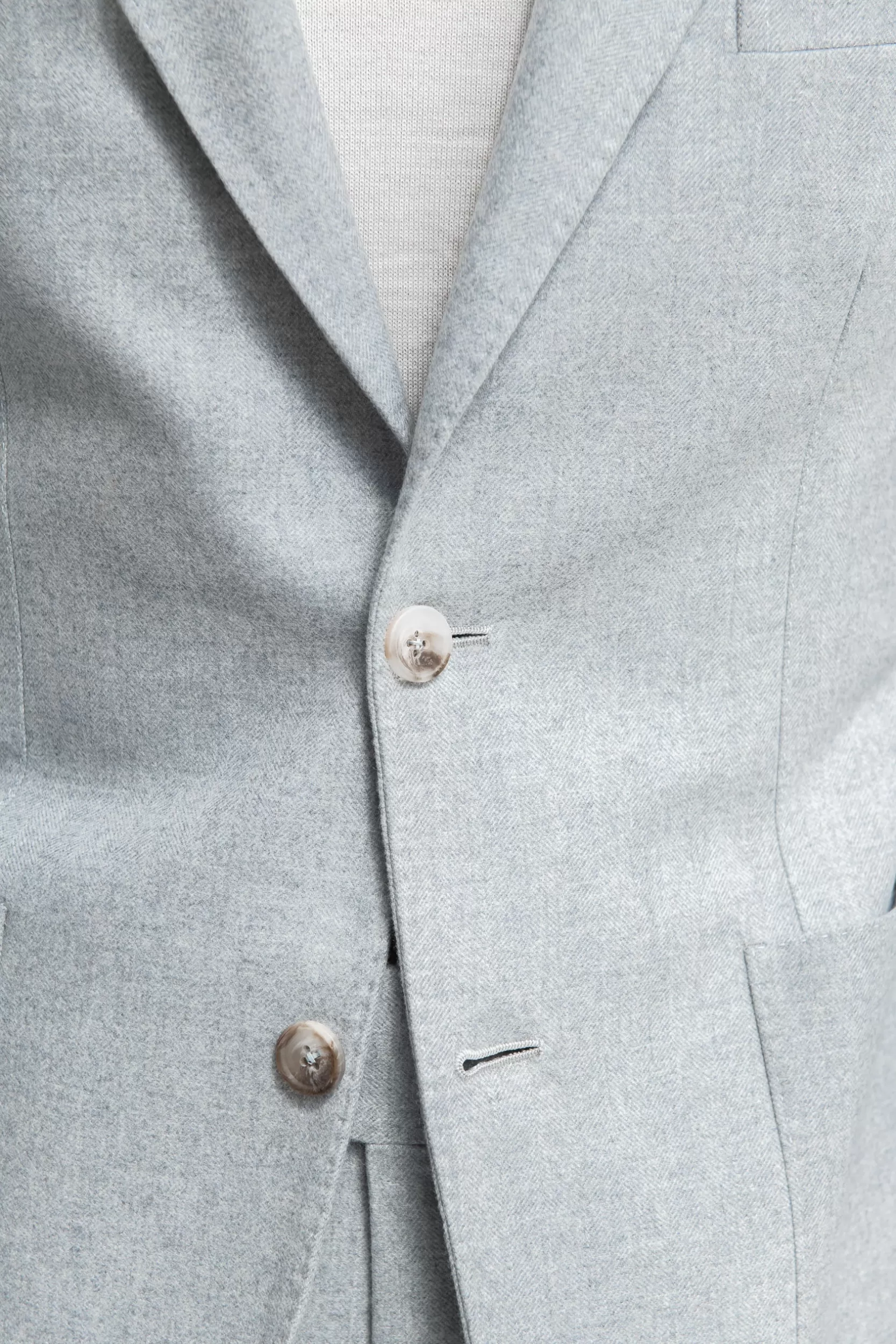 Discount Pini Parma Abito In Lana E Cashmere Spigato Azzurro – Made In Italy