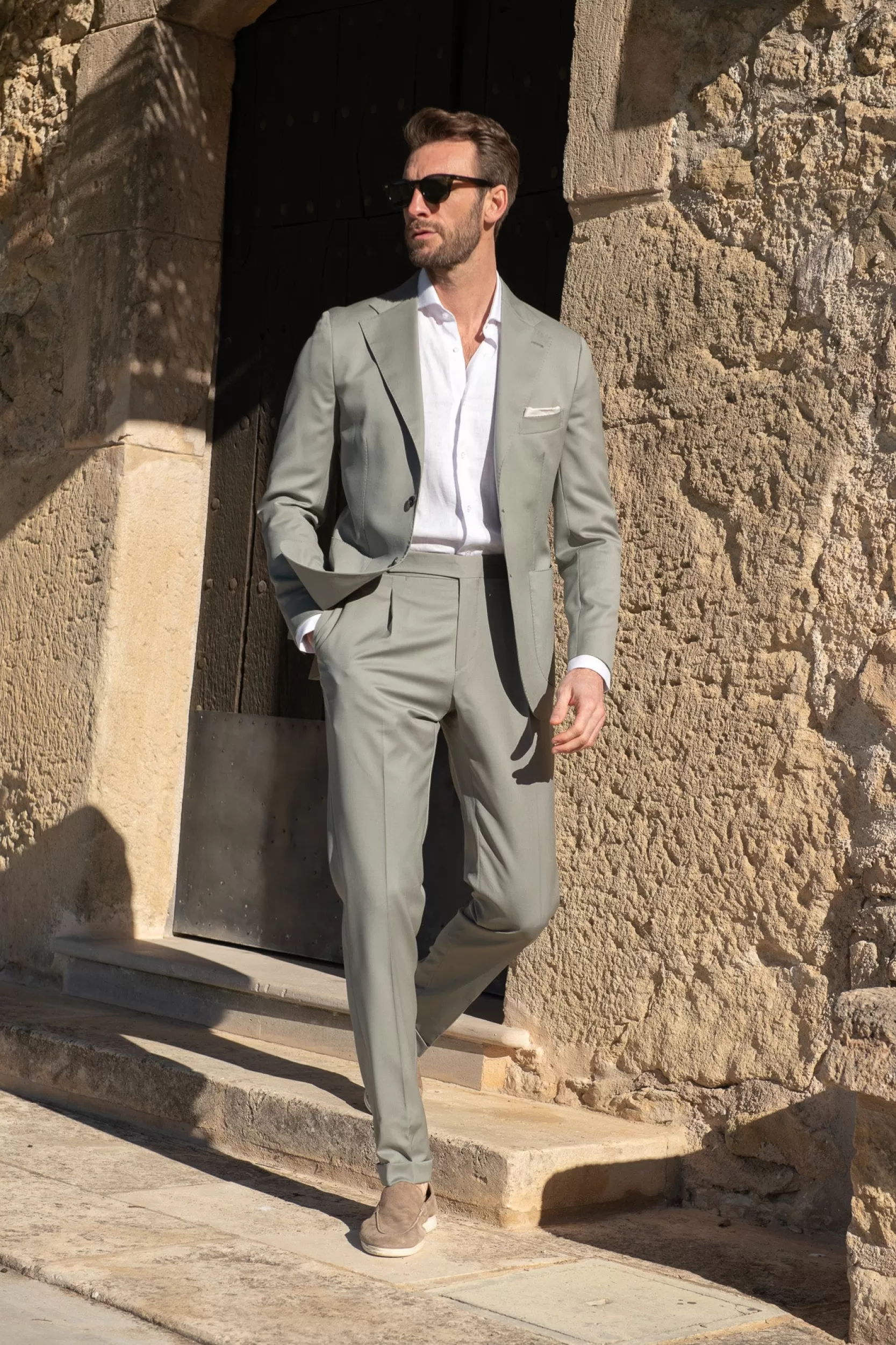 Online Pini Parma Abito Menta - Made In Italy