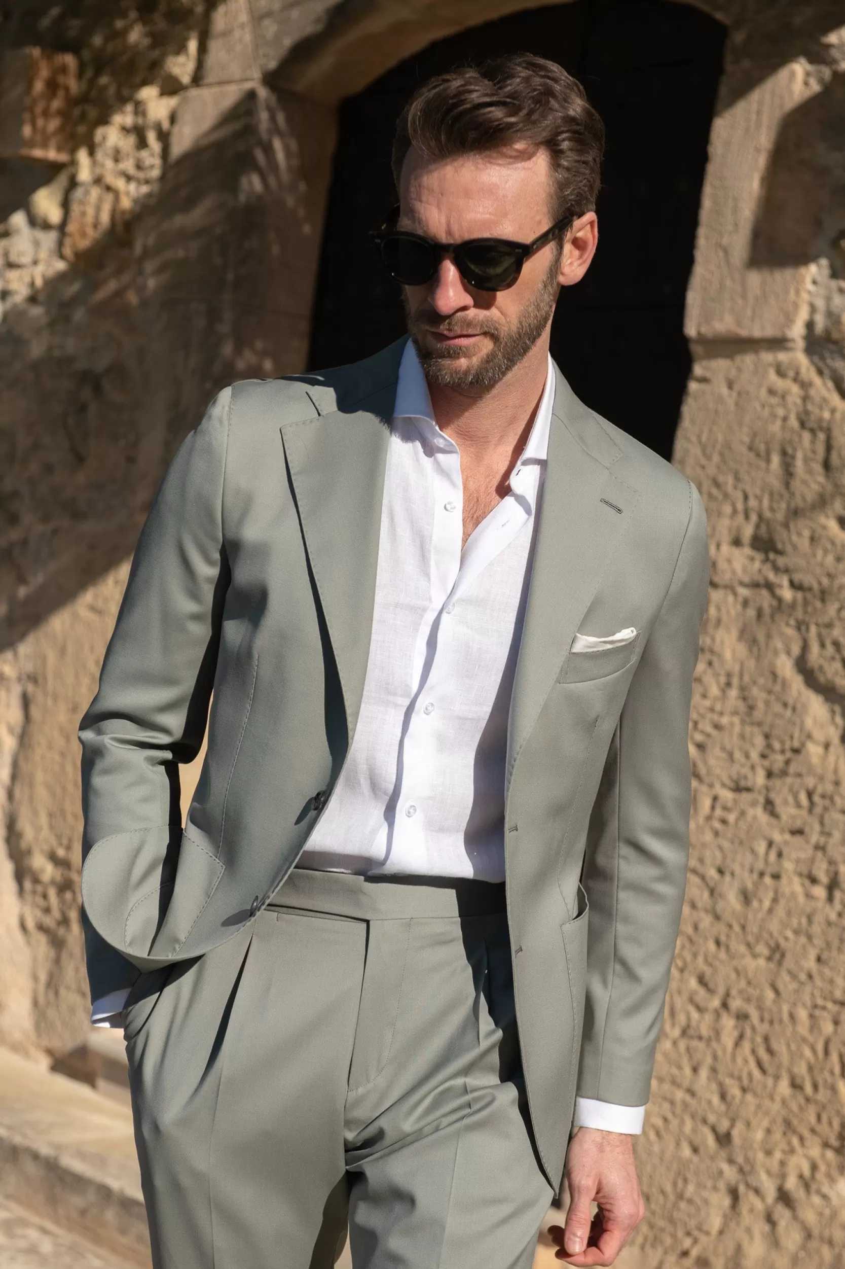 Online Pini Parma Abito Menta - Made In Italy