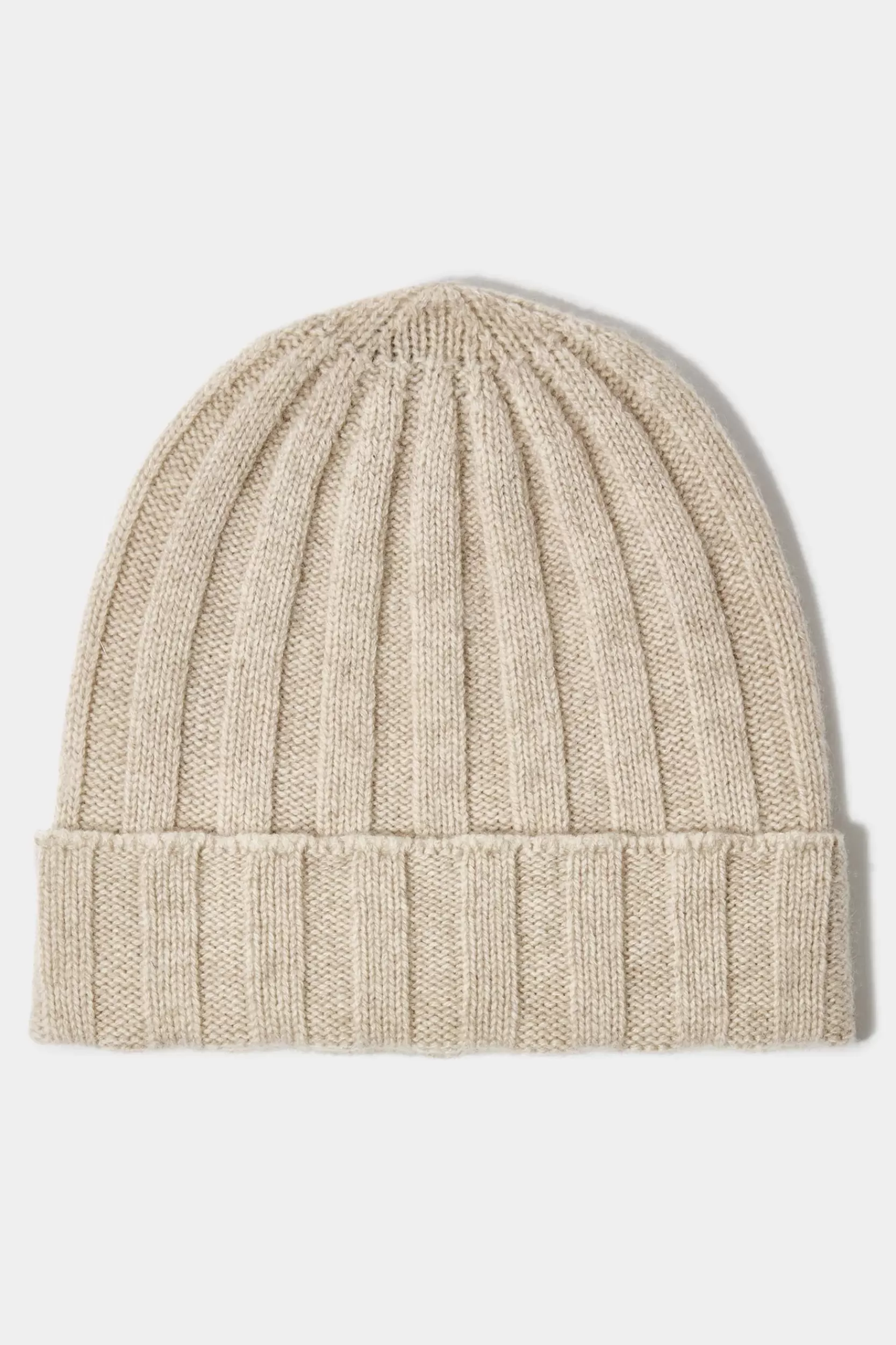 Cheap Pini Parma Berretto In Maglia A Coste Di Cashmere - Made In Italy Beige