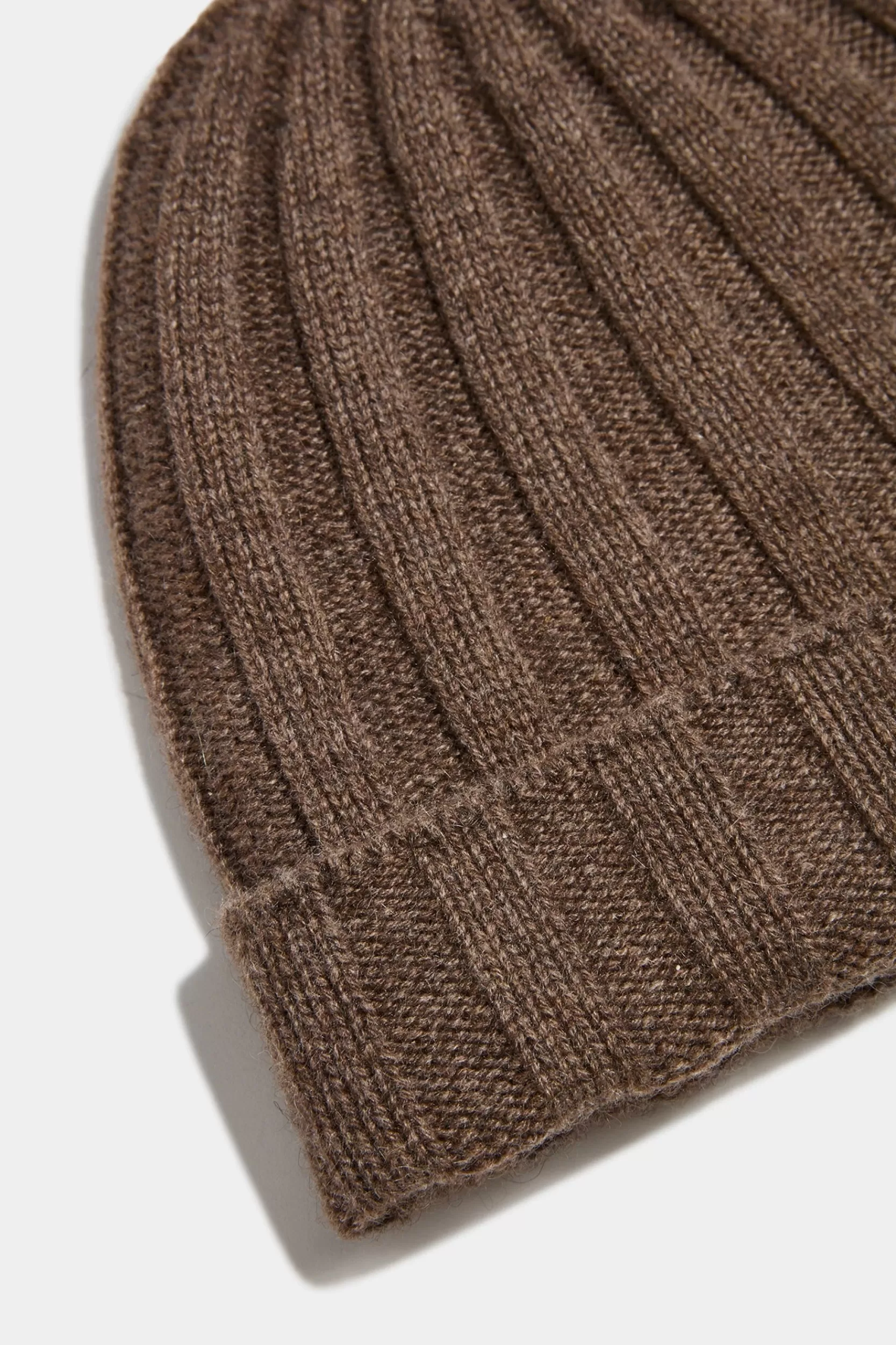 Cheap Pini Parma Berretto In Maglia A Coste Di Cashmere - Made In Italy Marrone