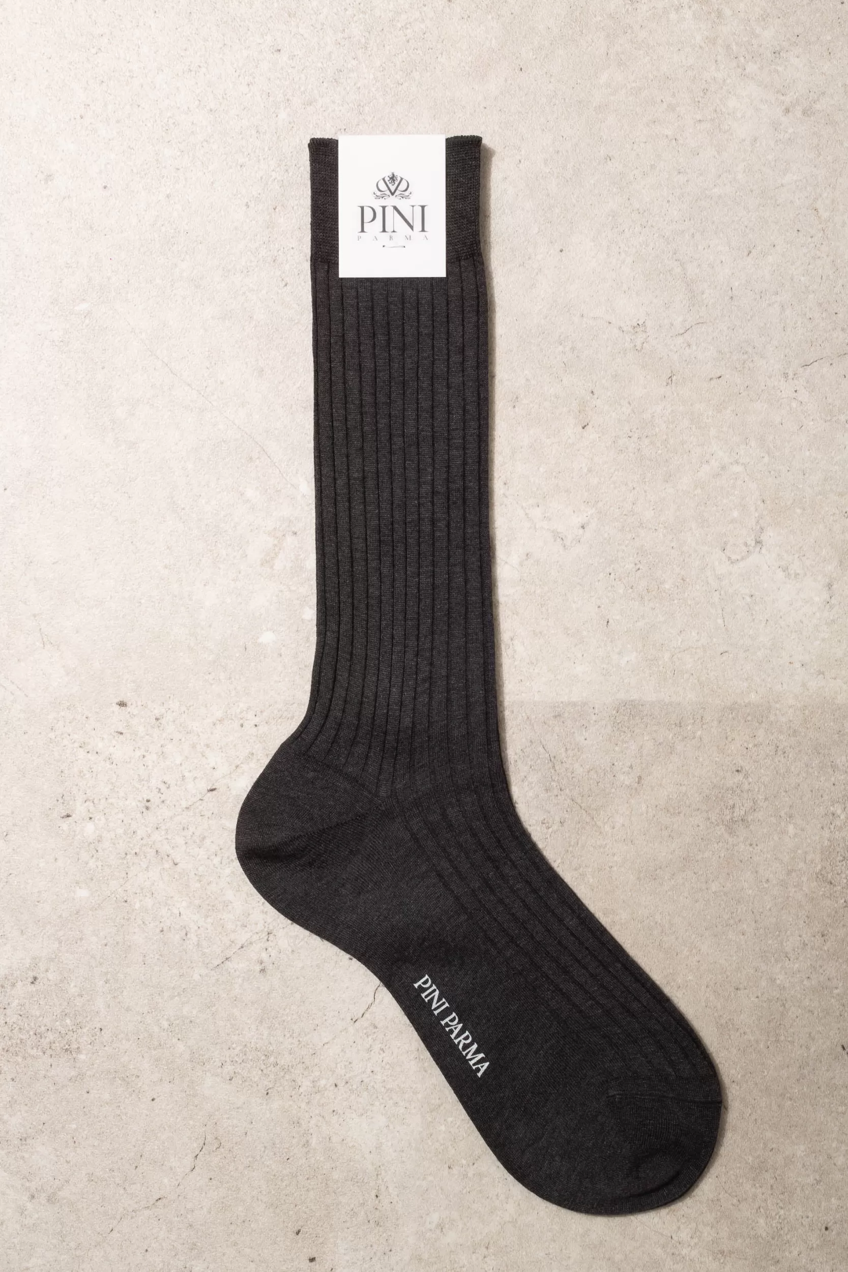 Best Sale Pini Parma Calzini Corti Grigi - Made In Italy Grigio