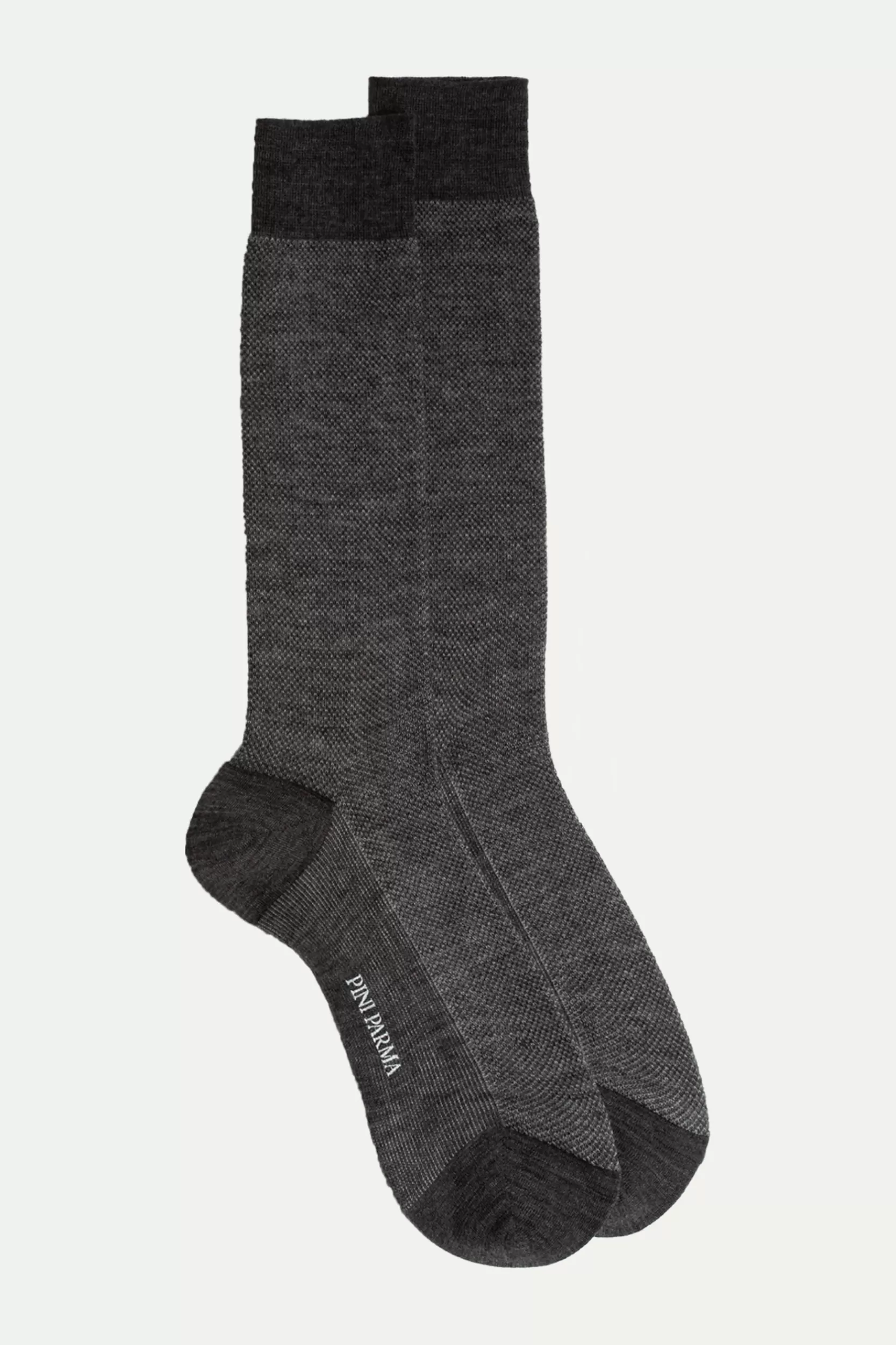 Best Sale Pini Parma Calzini Corti Micro Fantasia Grigi - Made In Italy