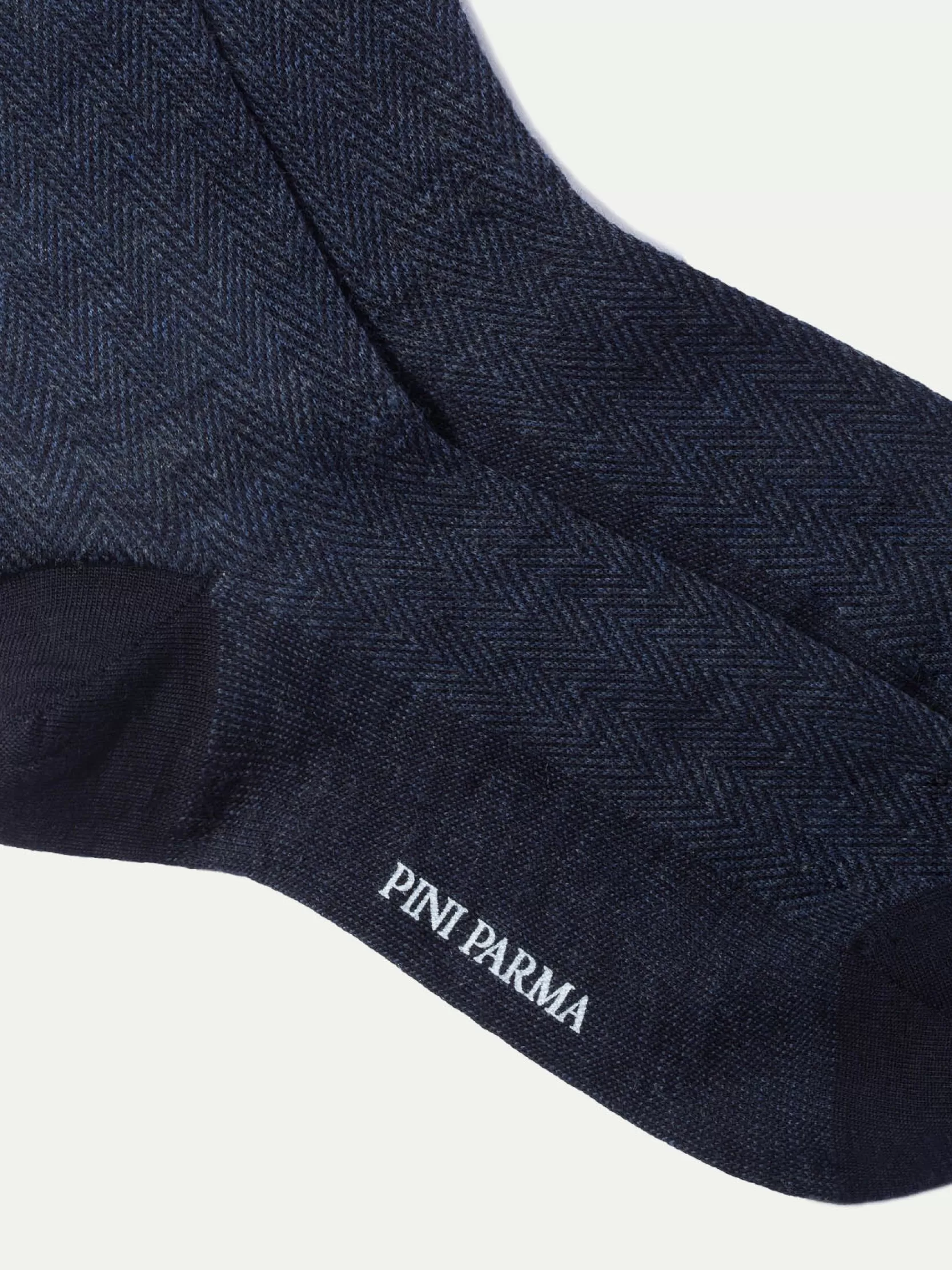 Cheap Pini Parma Calzini Corti Spina Di Pesce Blu - Made In Italy