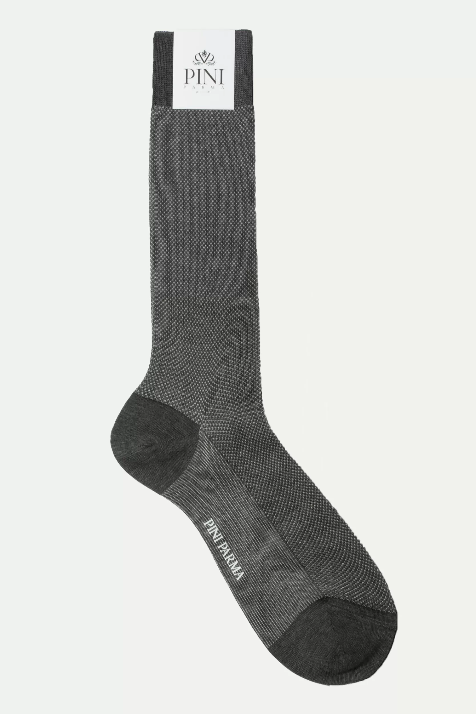Best Pini Parma Calzini Micro Fantasia Grigi - Made In Italy Grigio