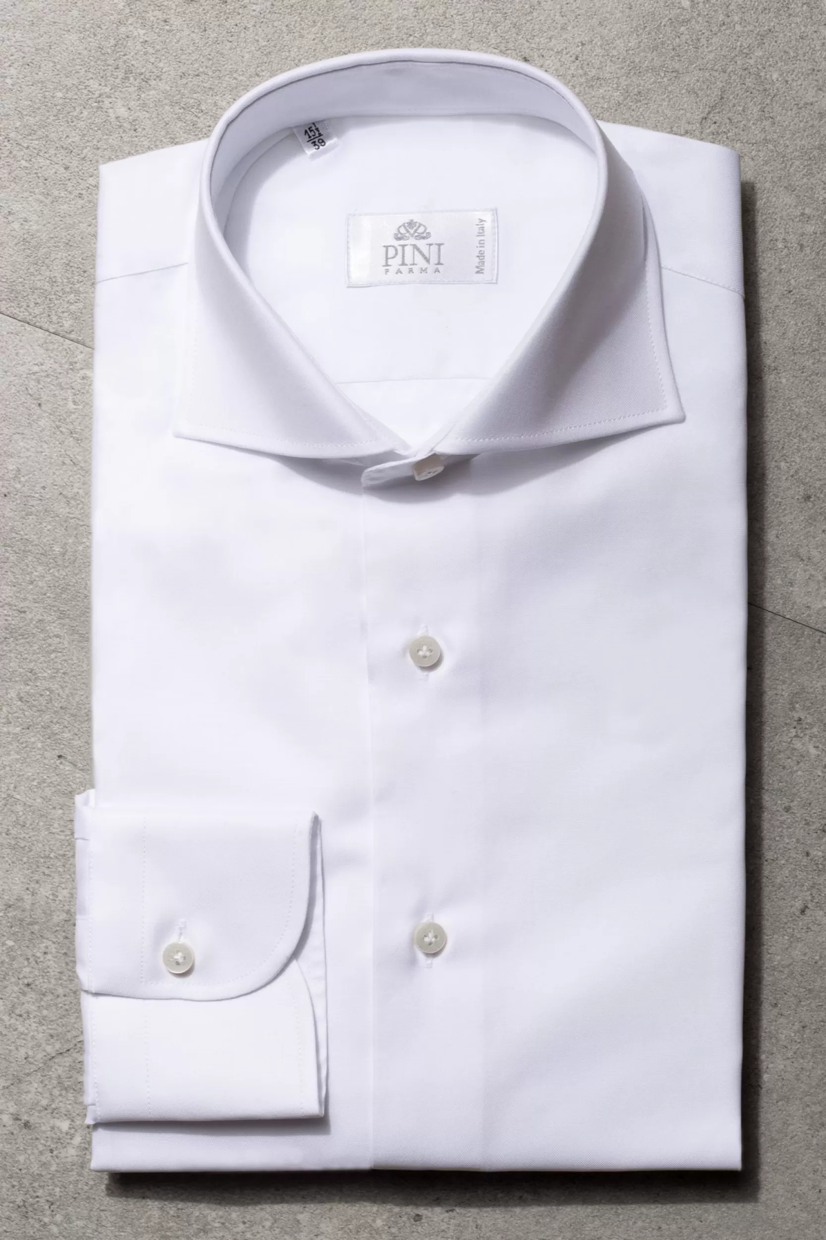 Hot Pini Parma Camicia Bianca - Made In Italy Bianco