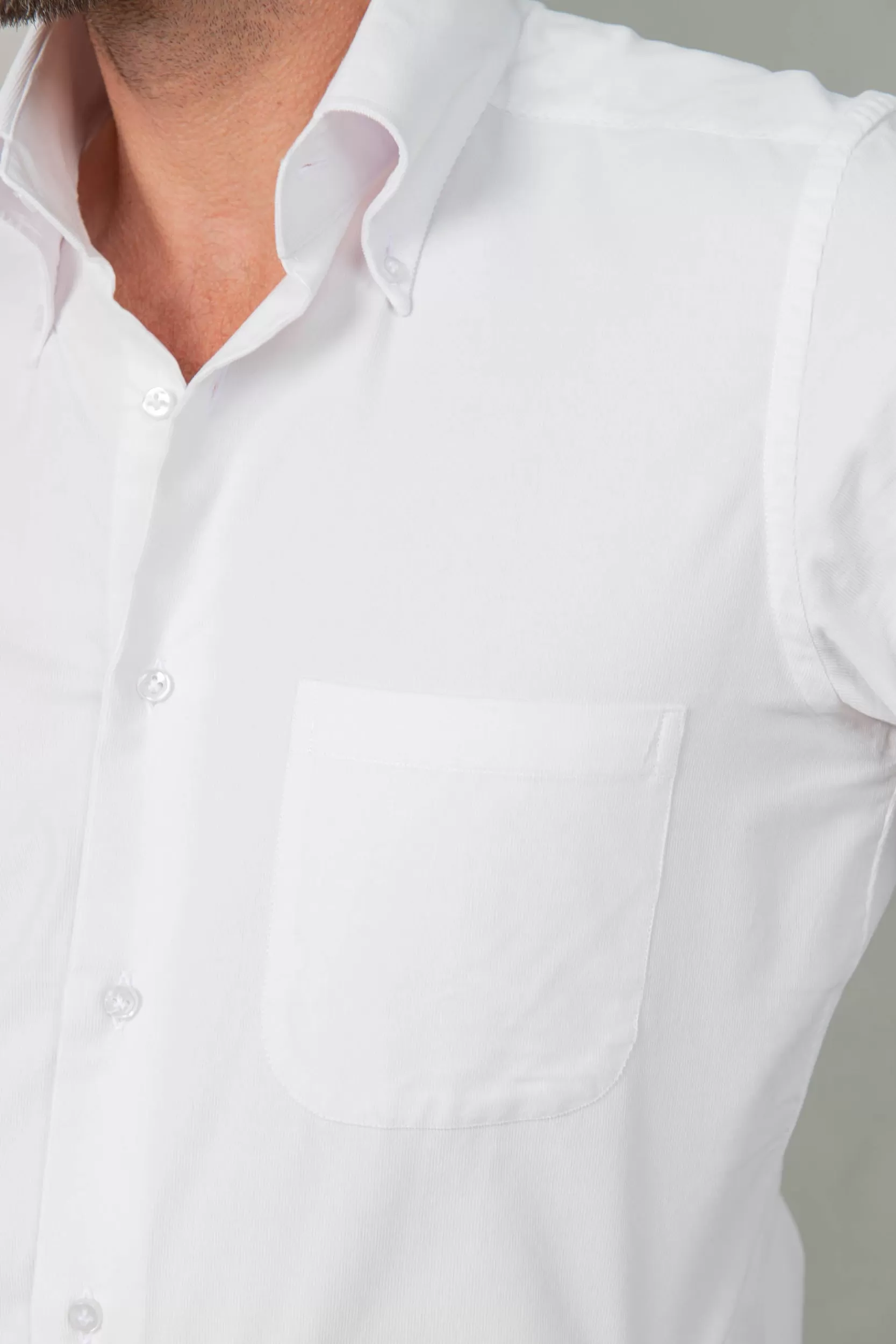 Flash Sale Pini Parma Camicia Bianca Effetto Velluto Con Bottoni - Made In Italy Bianco