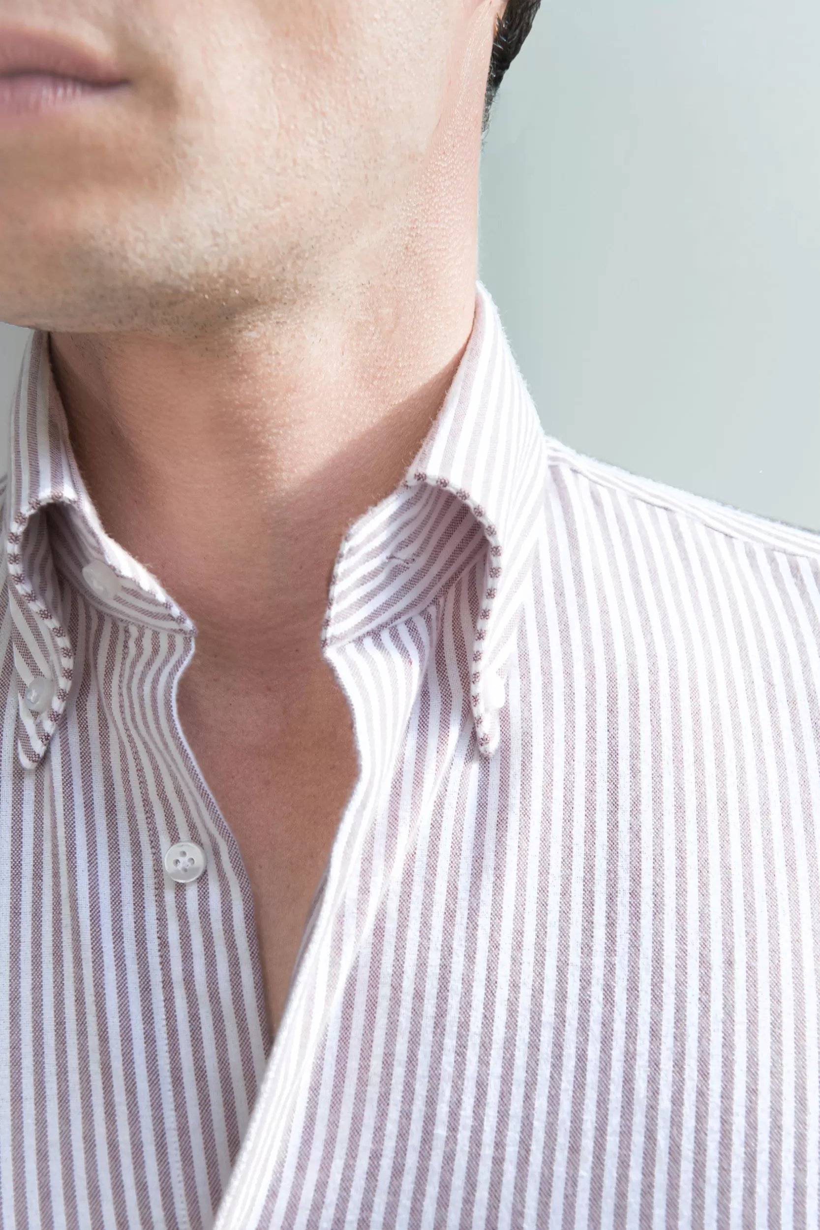 Online Pini Parma Camicia Button Down - Made In Italy Rosso