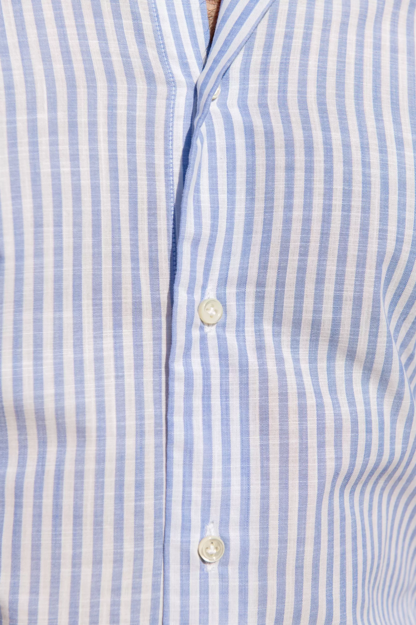 Best Sale Pini Parma Camicia Button Down A Righe Azzurre “collezione Sartoriale”- Made In Italy