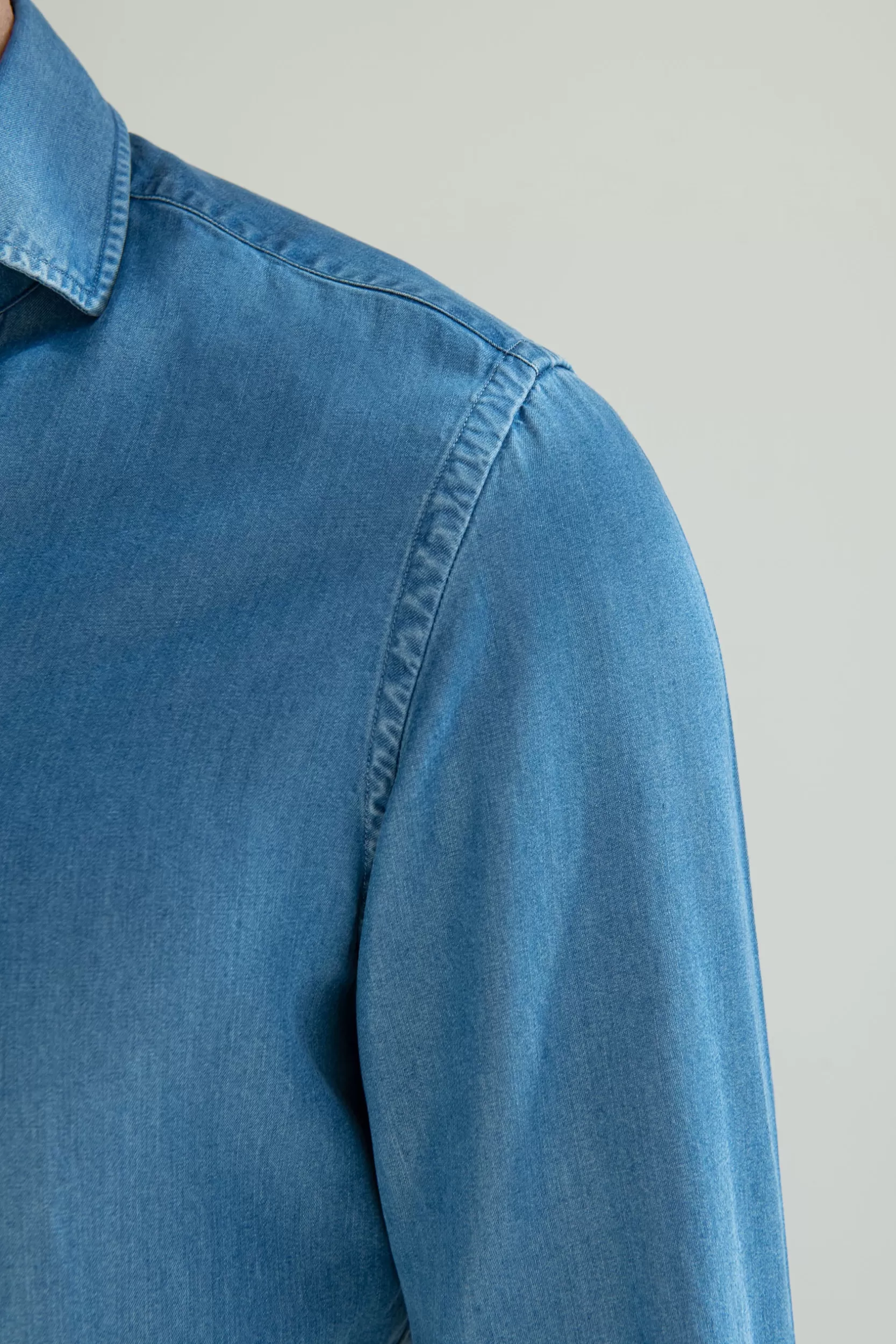 Cheap Pini Parma Camicia Denim Stone - Made In Italy