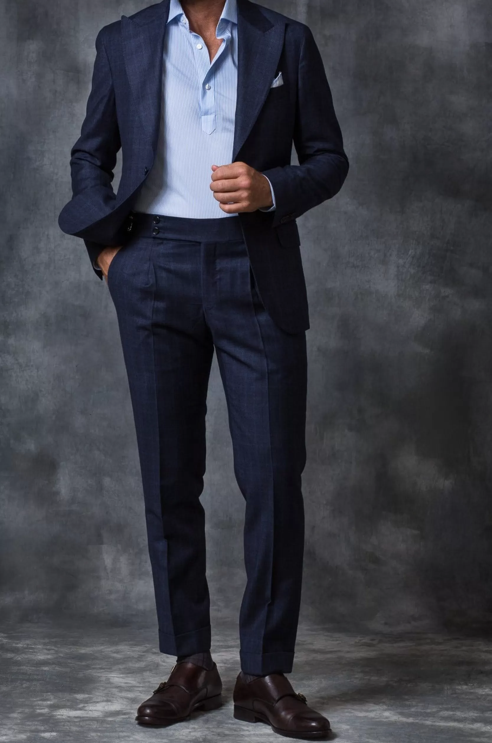 camicia_popover_a_righe_azzurre__made_in_italy_9.webp Cheap Pini Parma Camicia Popover A Righe Azzurre - Made In Italy