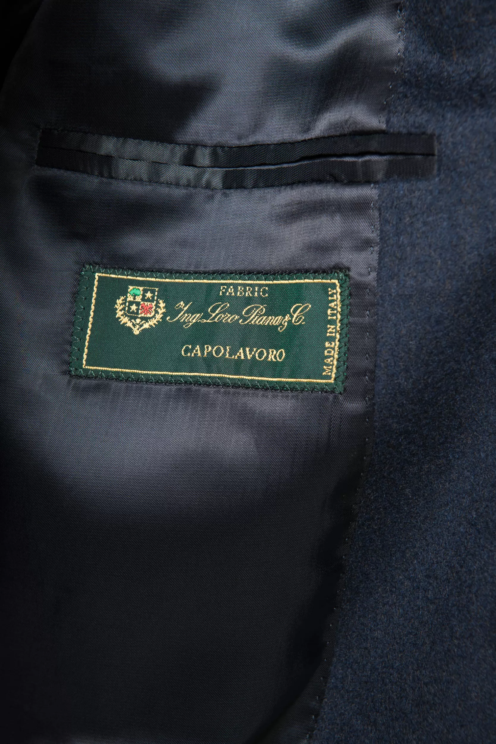 Sale Pini Parma Cappotto In Lana Loro Piana – Made In Italy Blu