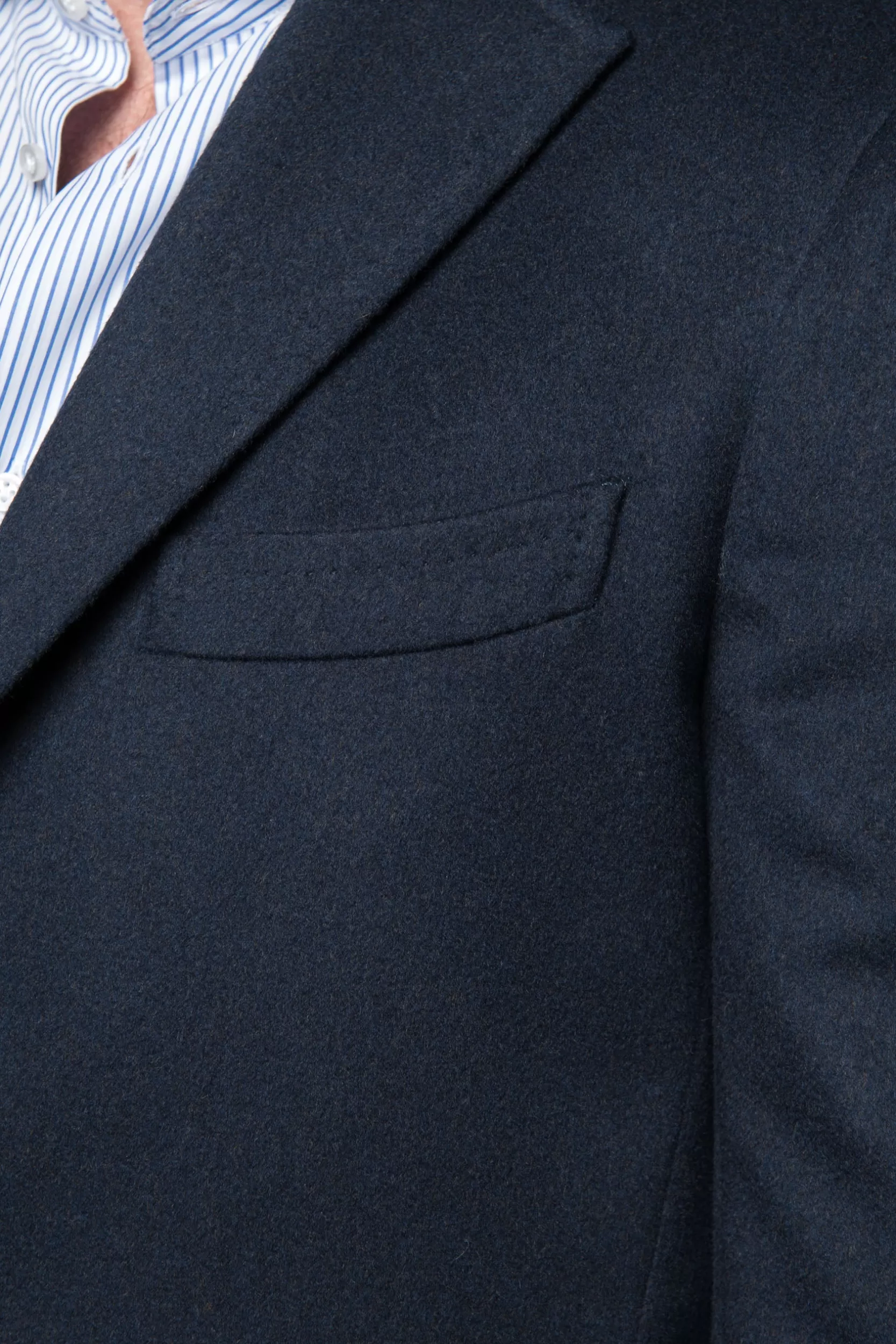 Sale Pini Parma Cappotto In Lana Loro Piana – Made In Italy Blu
