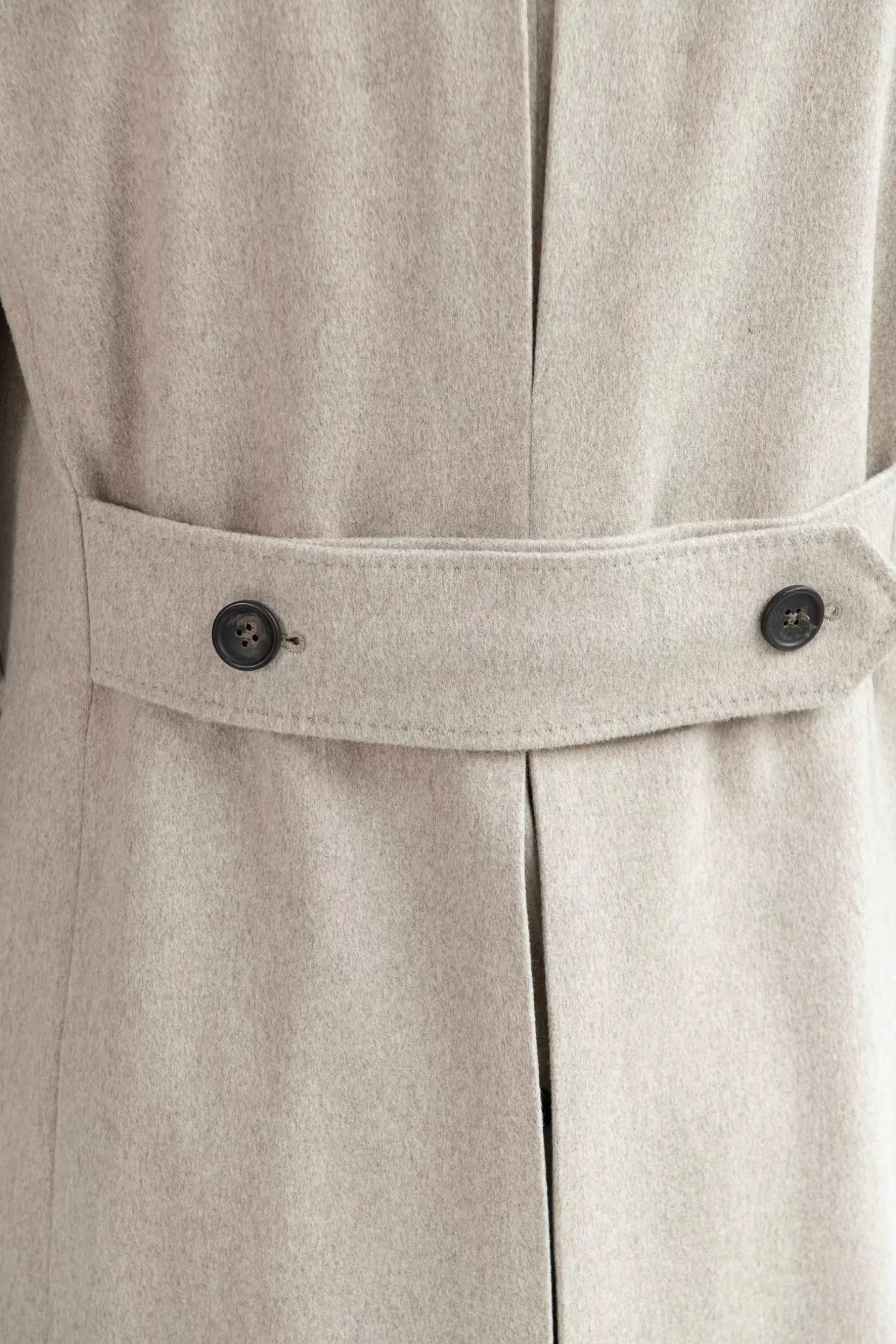 Discount Pini Parma Cappotto Polo In Lana Loro Piana – Made In Italy Beige
