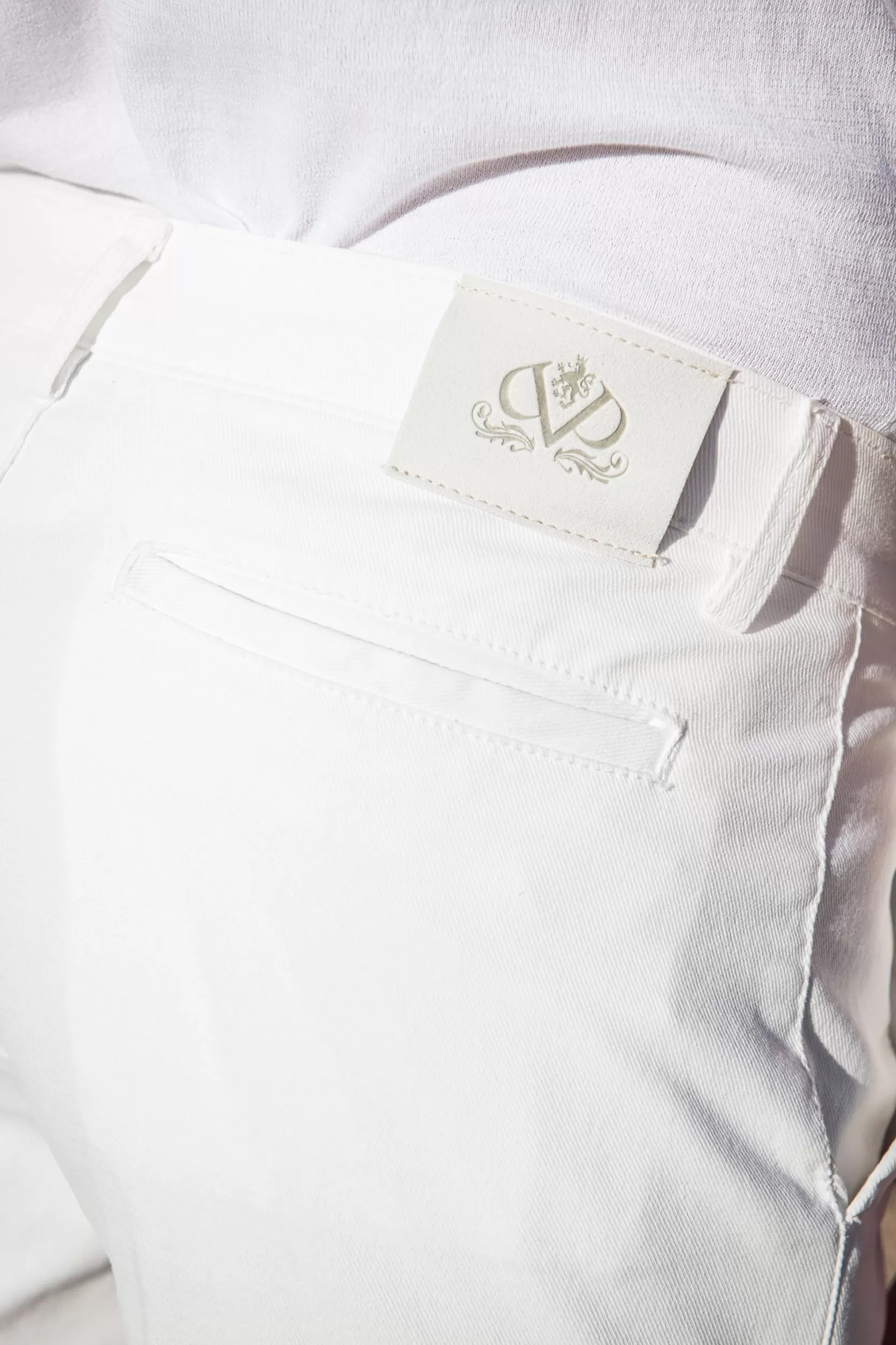 Cheap Pini Parma Cargo In Cotone Elasticizzato Off-white Sporco - Made In Italy Bianco