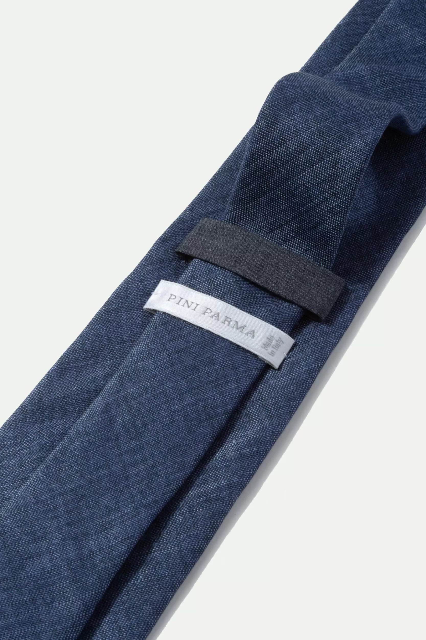 Shop Pini Parma Cravatta In Seta Stampata - Made In Italy Blu