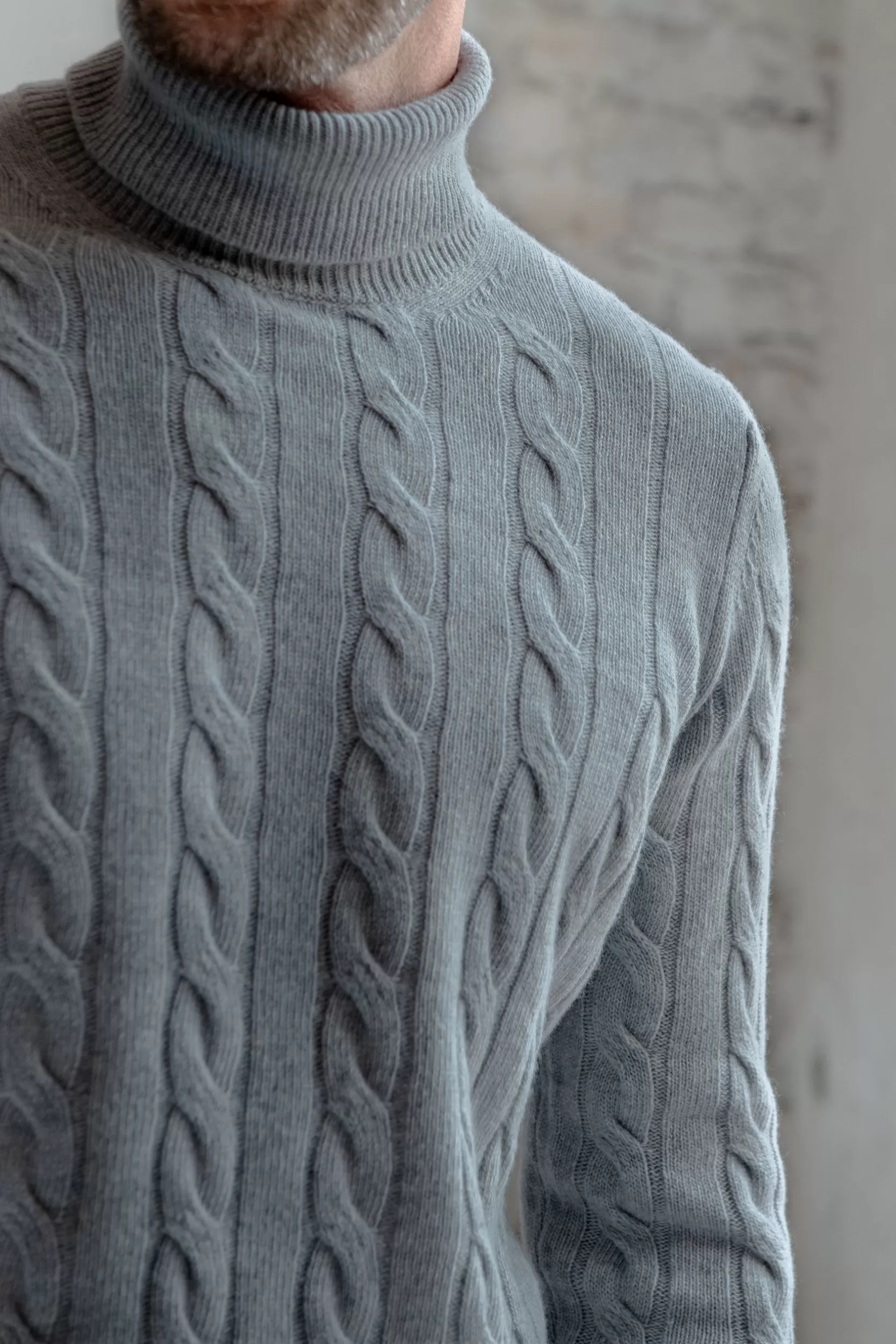 New Pini Parma Dolcevita Medio – Made In Italy Grigio