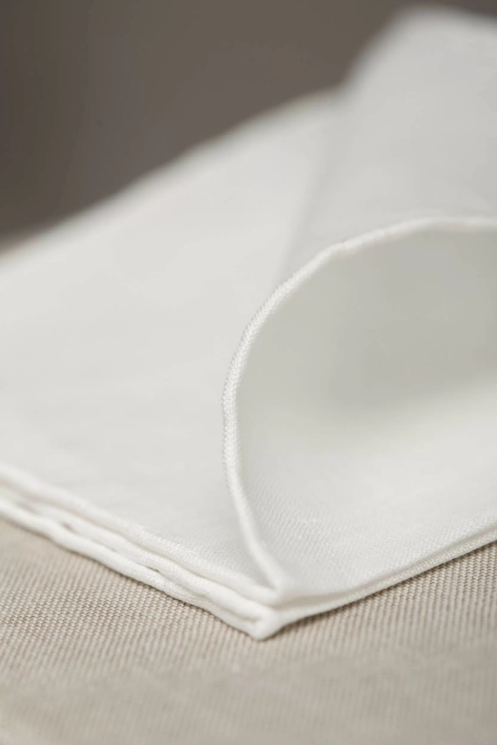 Discount Pini Parma Fazzoletti Da Taschino In Lino - Made In Italy Bianco