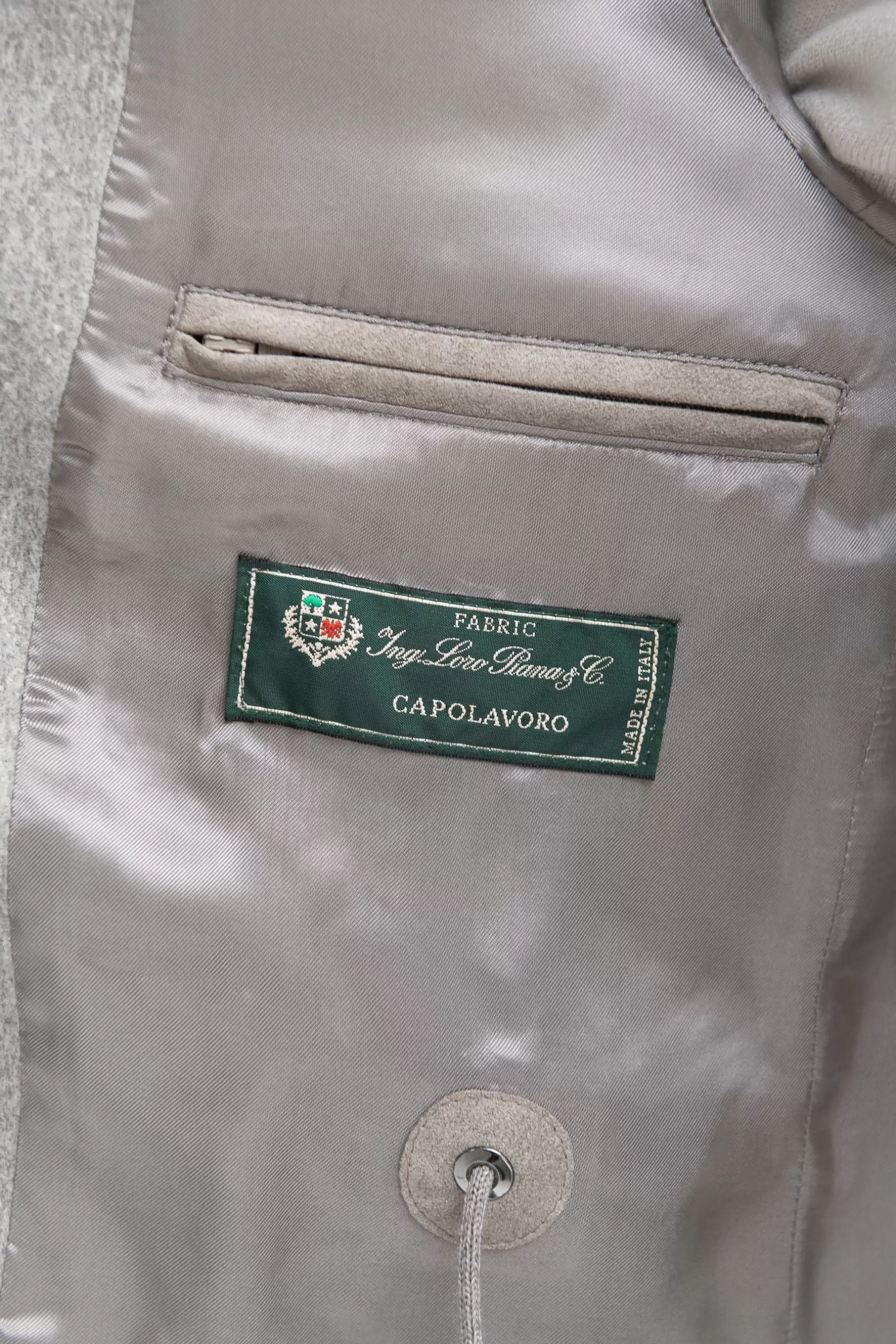 Cheap Pini Parma Field Jacket Beige In Tessuto Loro Piana - Made In Italy