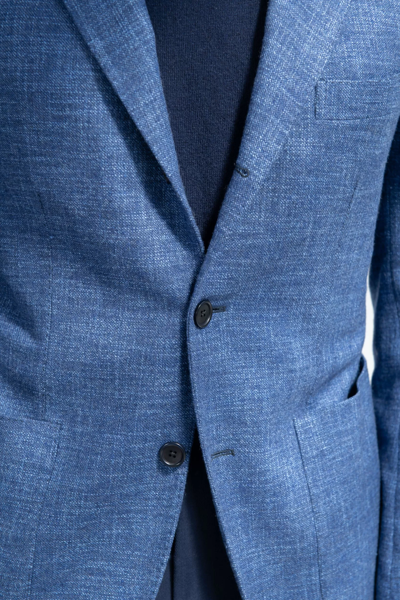 Best Pini Parma Giacca Blu Oceano "Neapolitan Capsule Collection" - Made In Italy