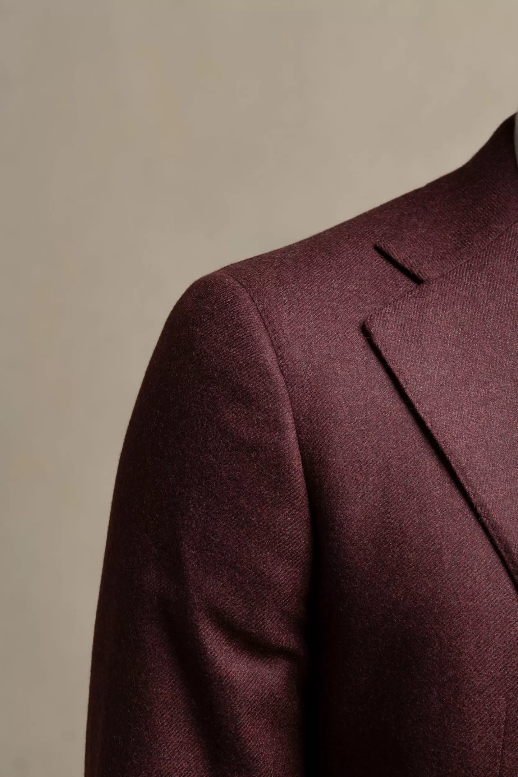 Discount Pini Parma Giacca Bordeaux In Lana E Cashmere Loro Piana - Made In Italy Borgogna