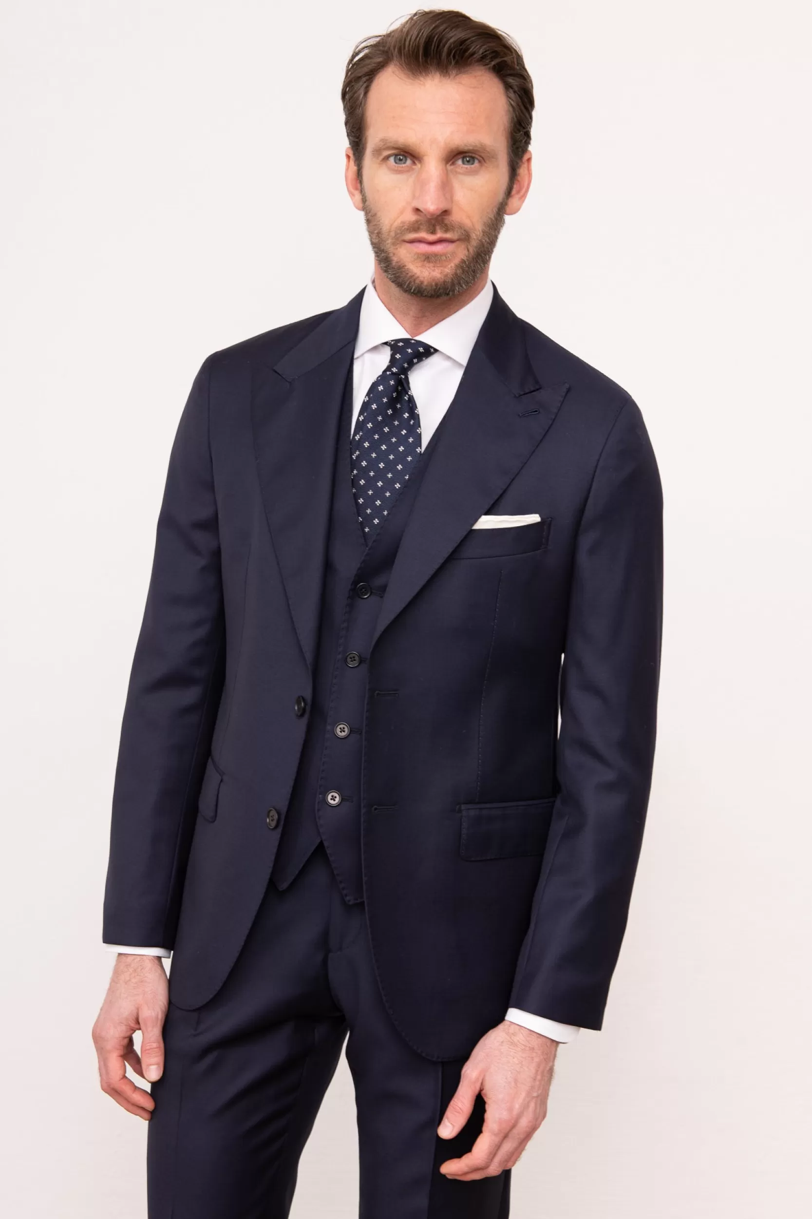 Hot Pini Parma Gilet Blu - Made In Italy
