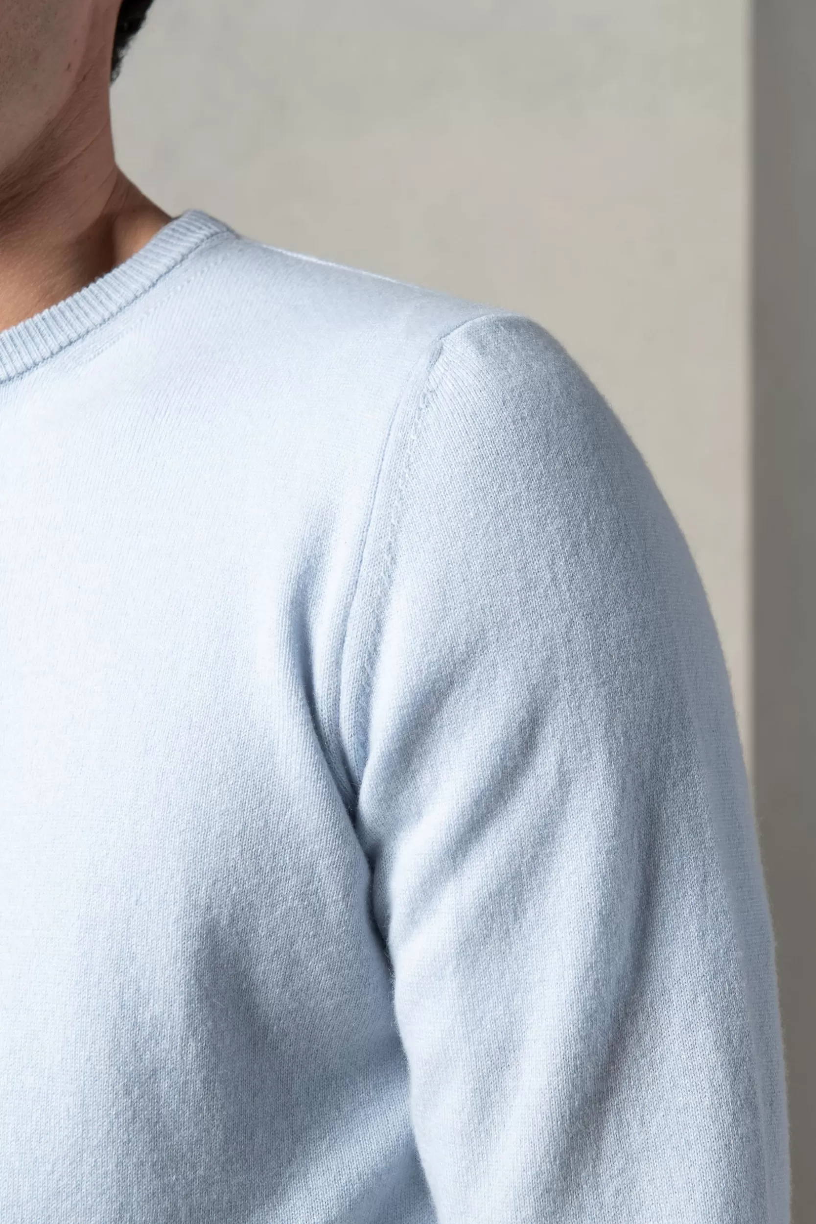 Best Sale Pini Parma Girocollo In Cashmere – Made In Italy Azzurro