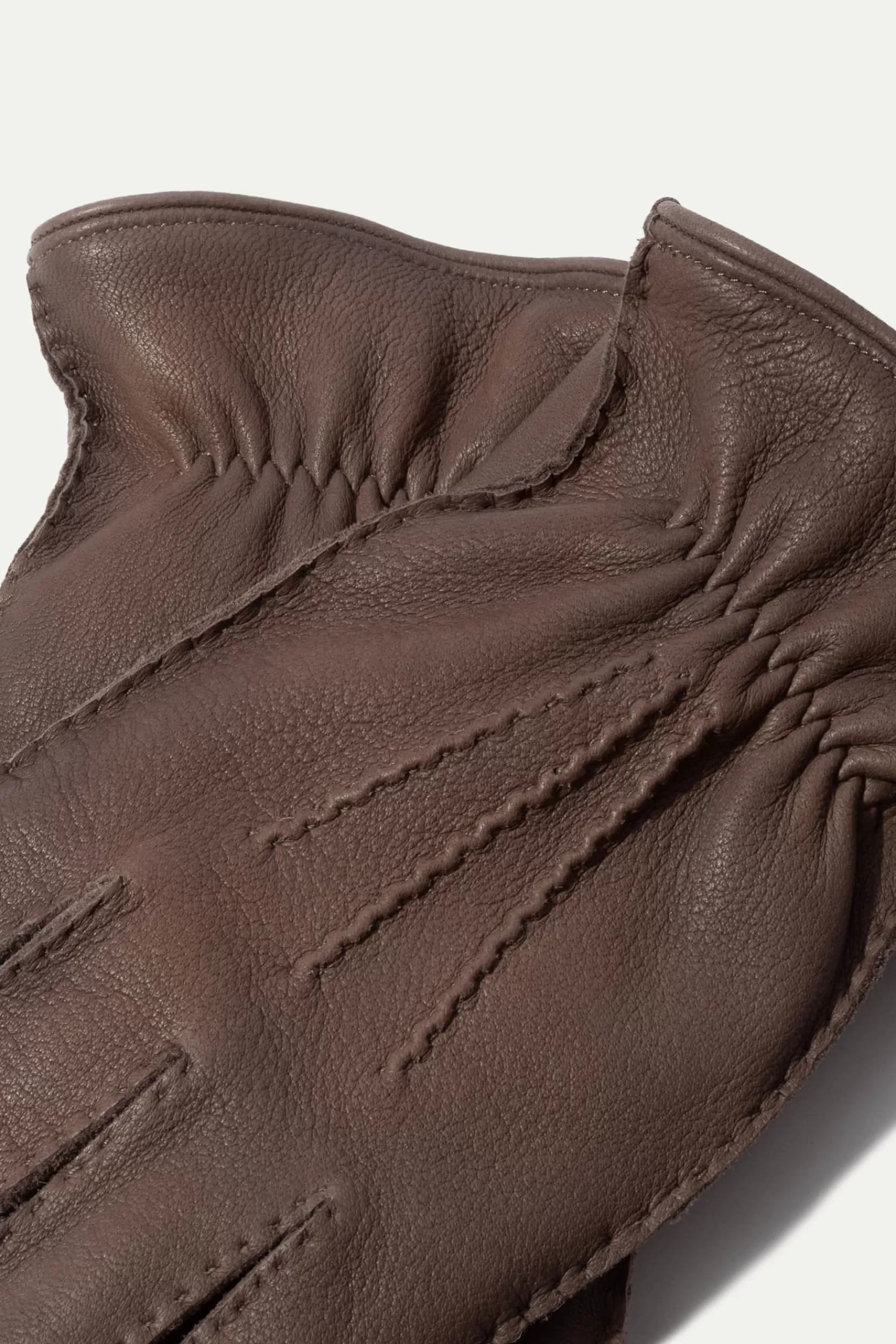 Shop Pini Parma Guanti In Pelle Di Cervo Foderati In Cashmere Color - Made In Italy Talpa