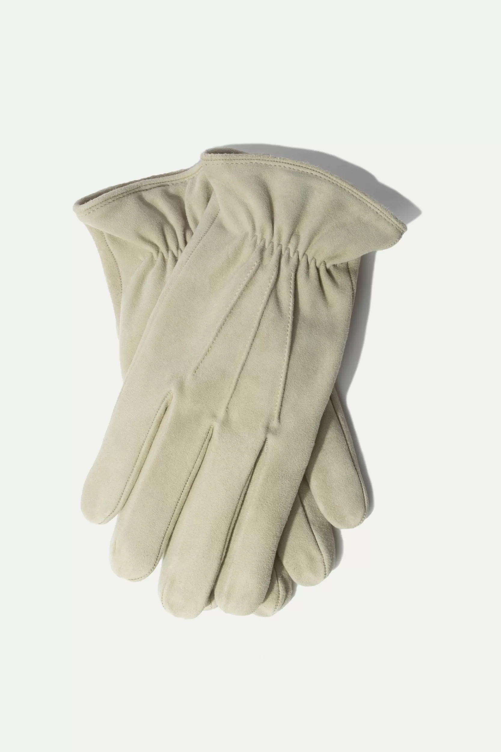 Cheap Pini Parma Guanti In Pelle Scamosciata Foderati In Cashmere Color - Made In Italy Sabbia