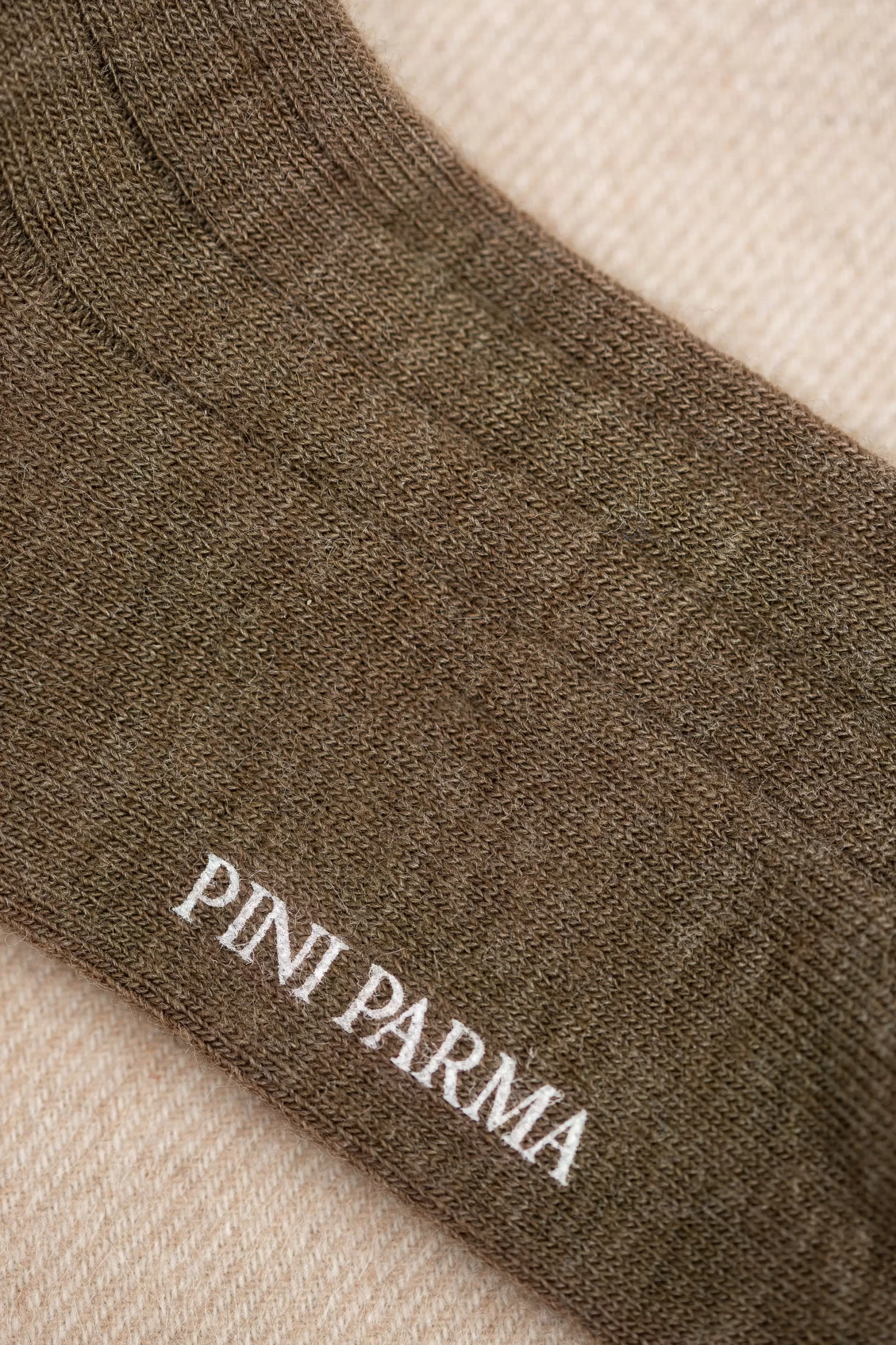 Best Pini Parma - Calzini Corti In Lana Super Resistente - Made In Italy Marrone