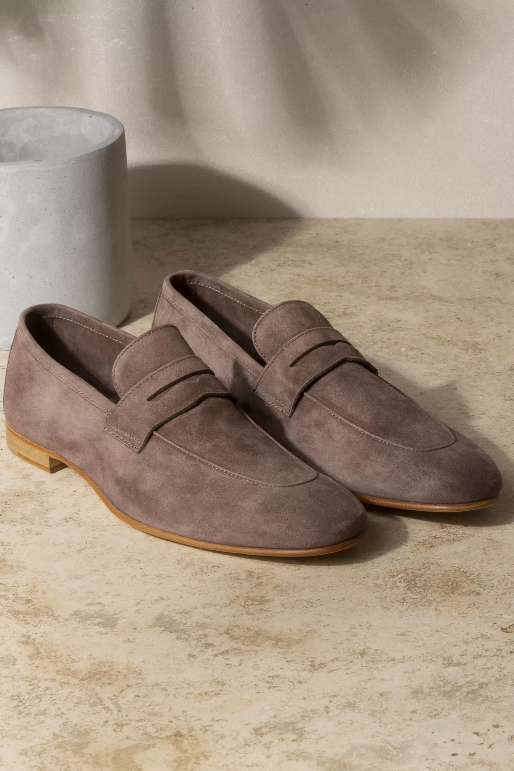 Flash Sale Pini Parma Mocassini College Morbidi Marroni - Made In Italy