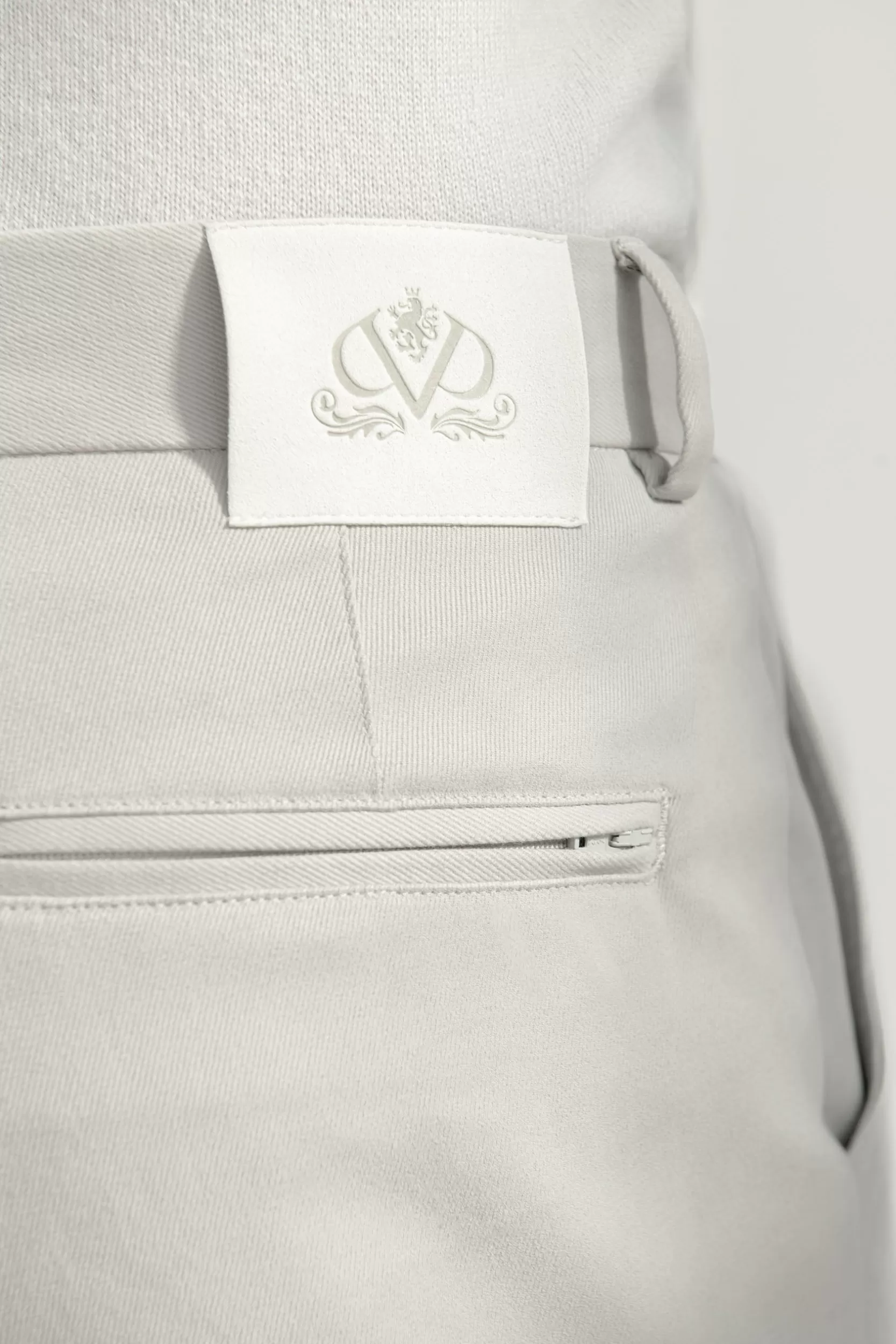 Cheap Pini Parma Pantaloni Garda In Cotone E Cashmere Mastice - Made In Italy Greige