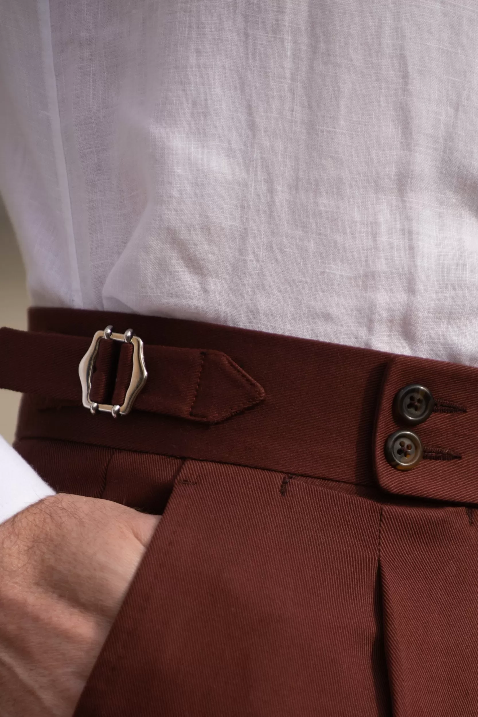 Cheap Pini Parma Pantaloni In Cotone Bordeaux " Soragna Capsule Collection" - Made In Italy Borgogna