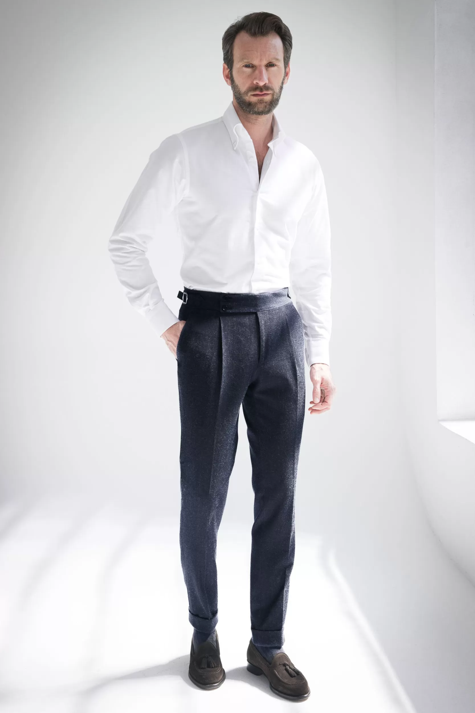Store Pini Parma Pantaloni In Denim Di Lusso "Collezione Soragna " – Made In Italy