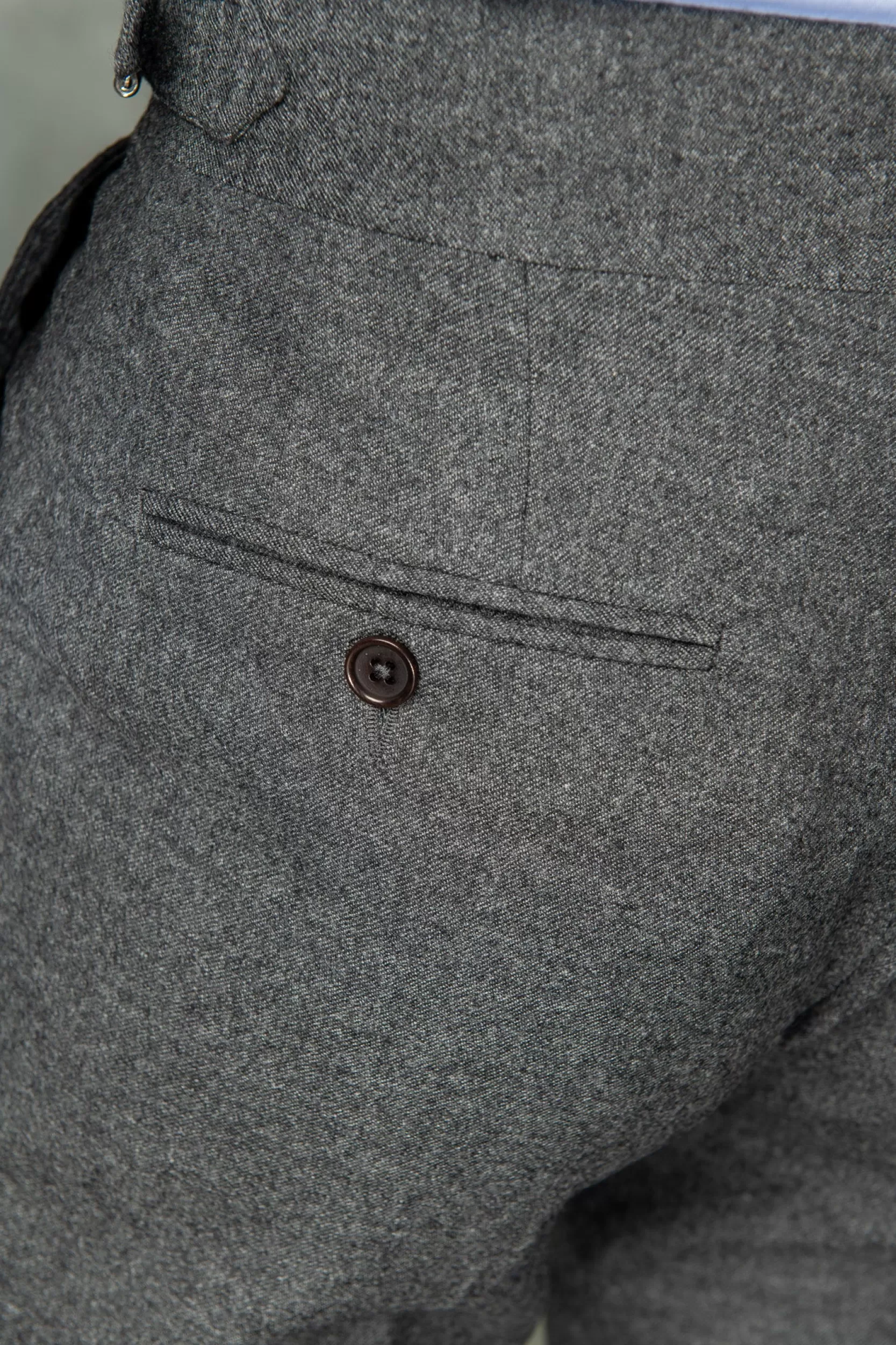 Store Pini Parma Pantaloni In Flanella " Soragna Capsule Collection" – Made In Italy Antracite