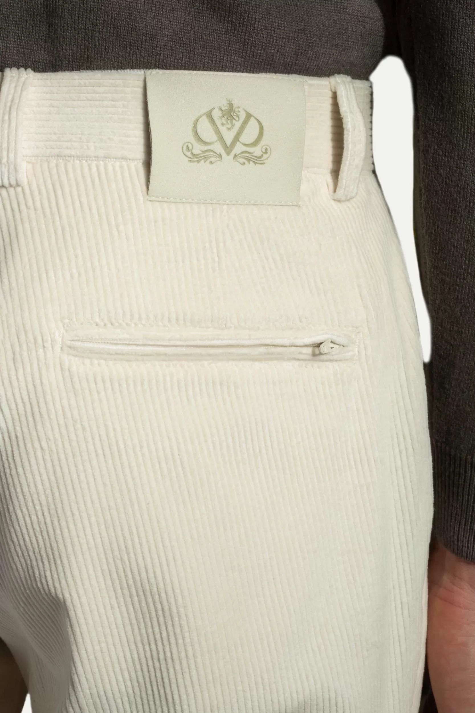 Hot Pini Parma Pantaloni Sirmione Off-white Sporco - Made In Italy Bianco