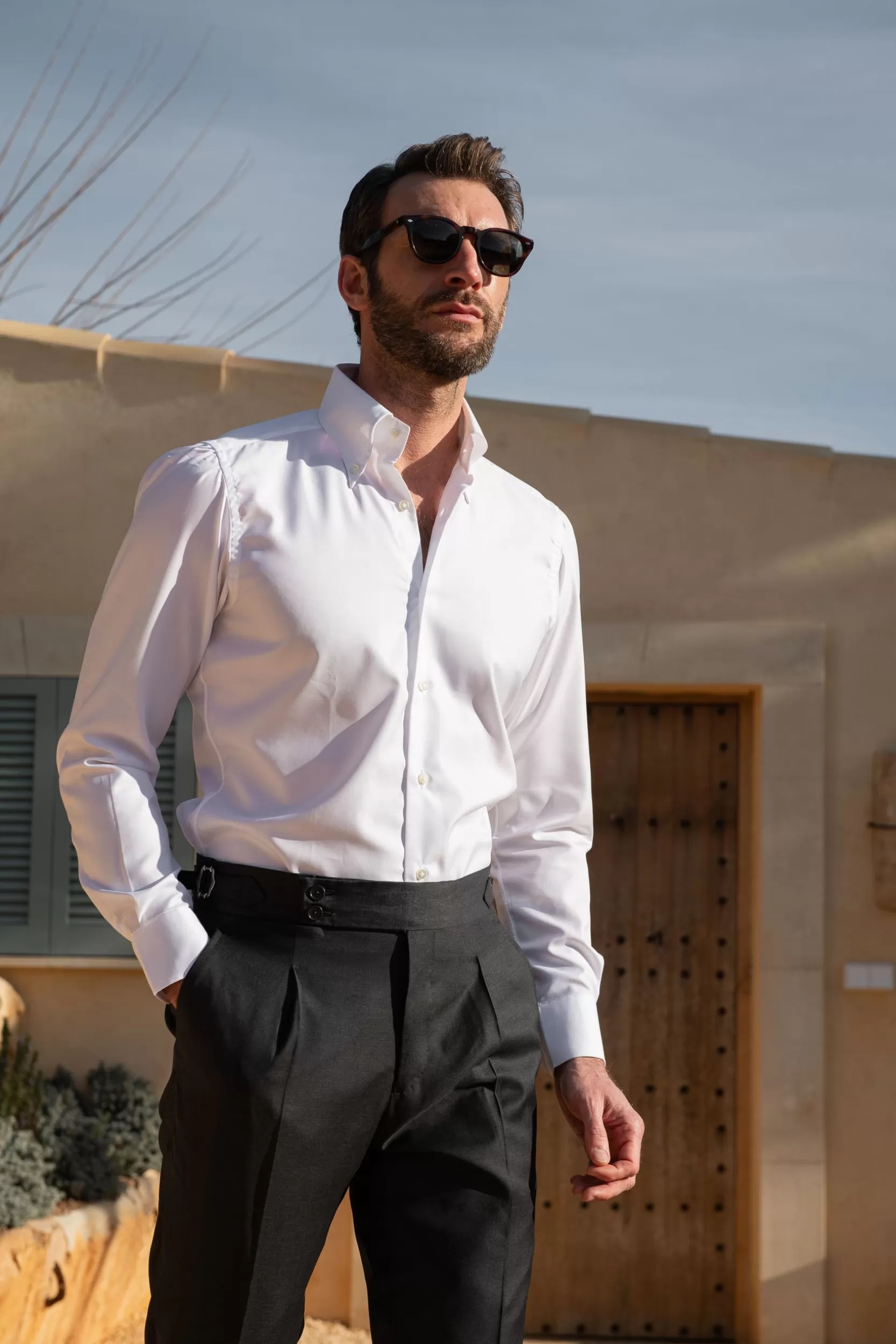 Cheap Pini Parma Pantaloni Soragna - Made In Italy Grigio scuro