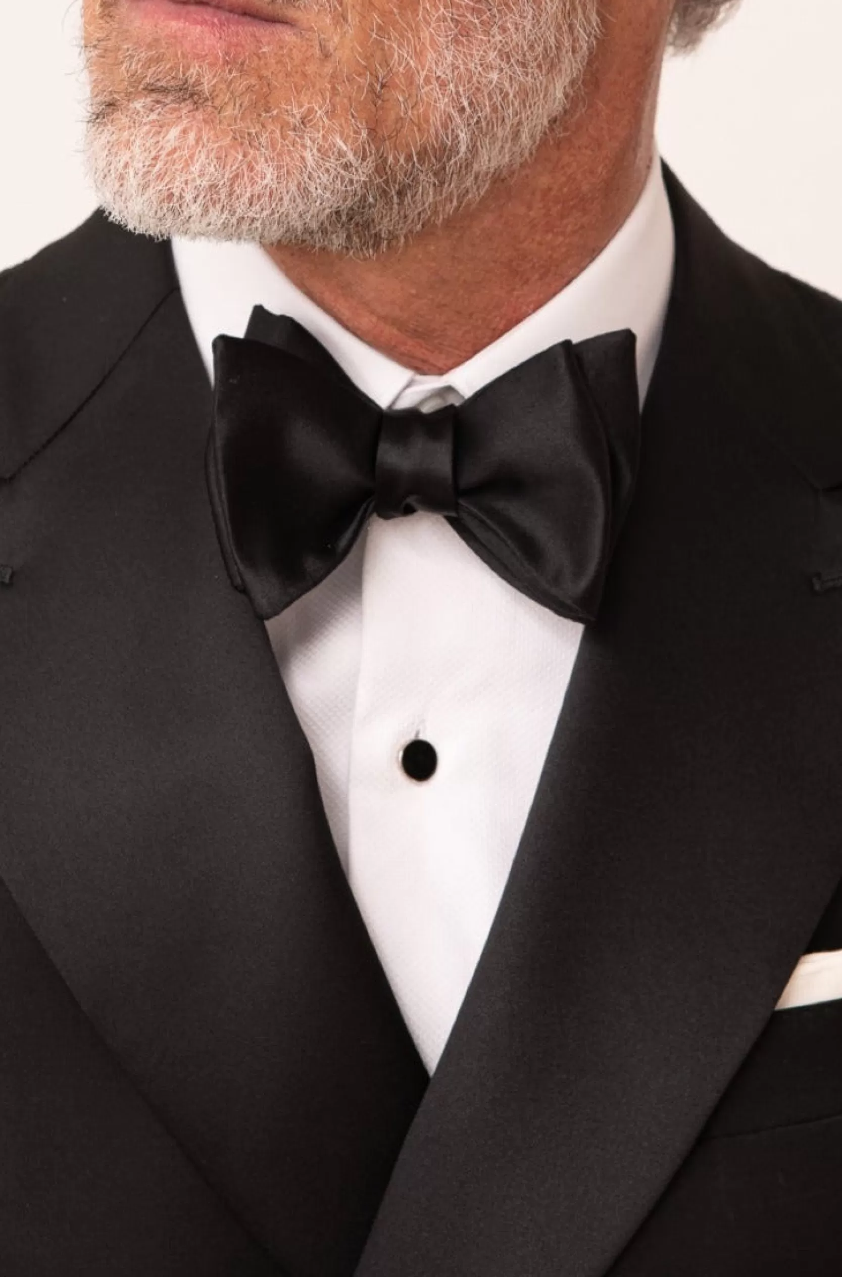 Shop Pini Parma Papillon Da Annodare In Seta Nera - Made In Italy