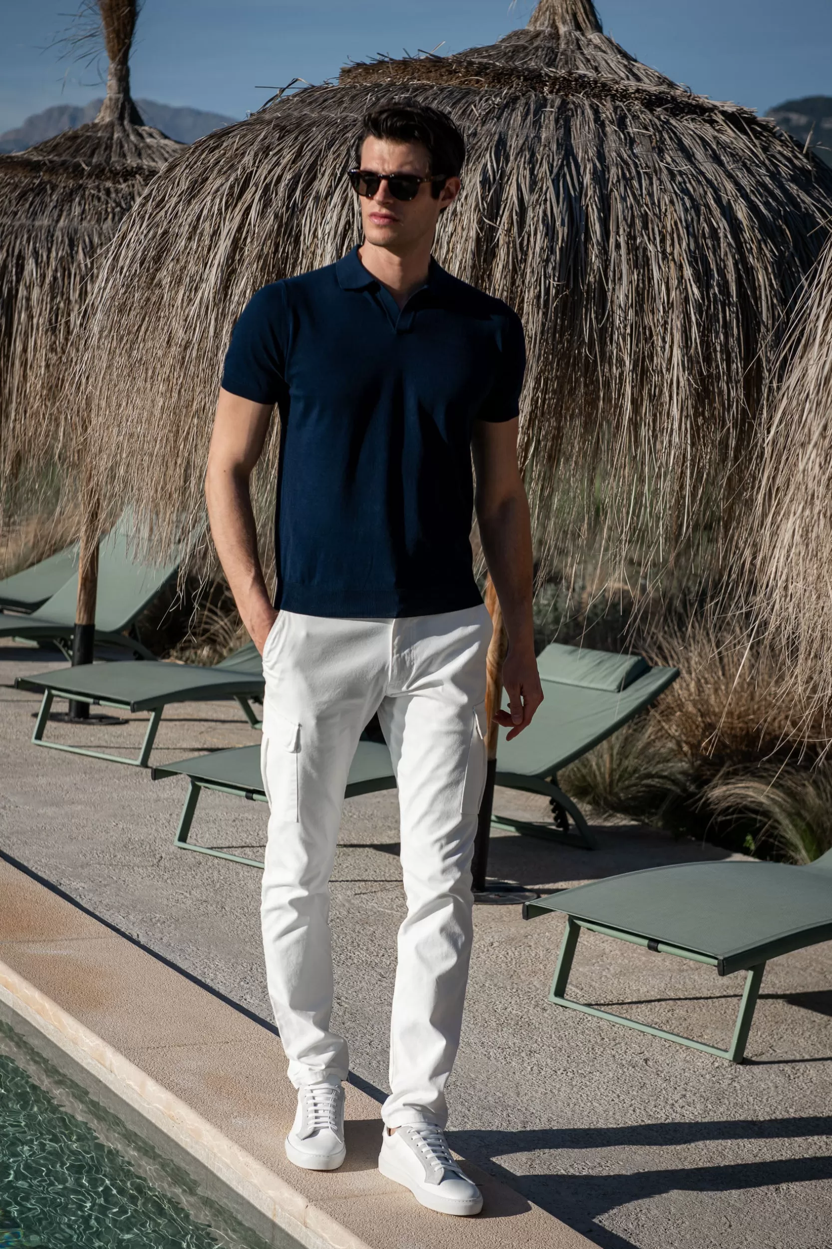 Discount Pini Parma Polo - Made In Italy Blu