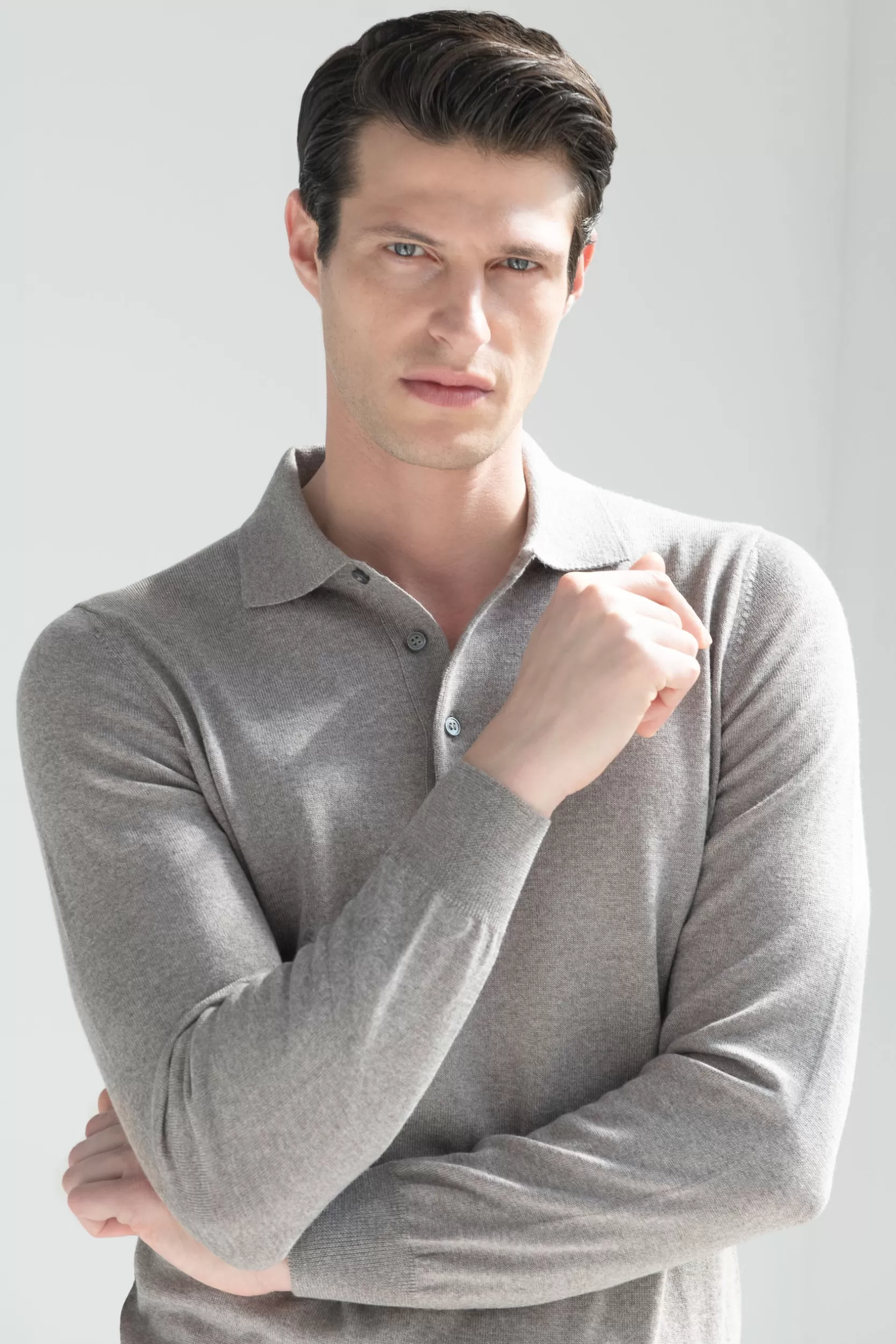 Best Pini Parma Polo In Lana Merino Color – Made In Italy Talpa