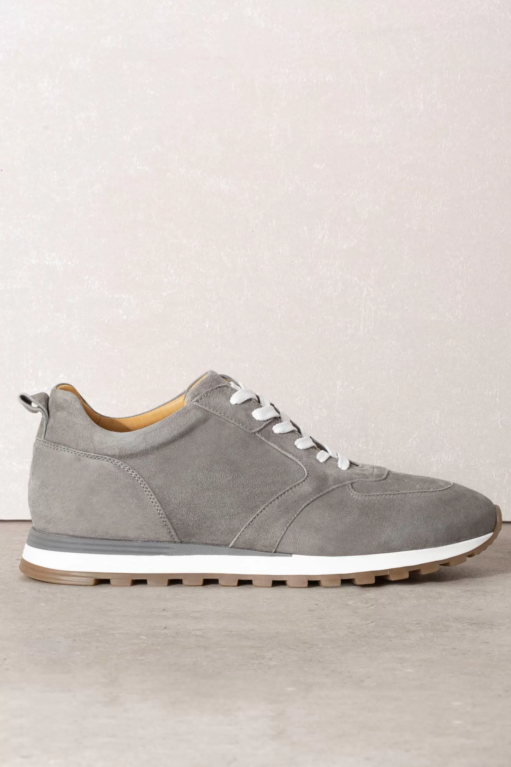 Clearance Pini Parma Runners Grigi - Made In Italy
