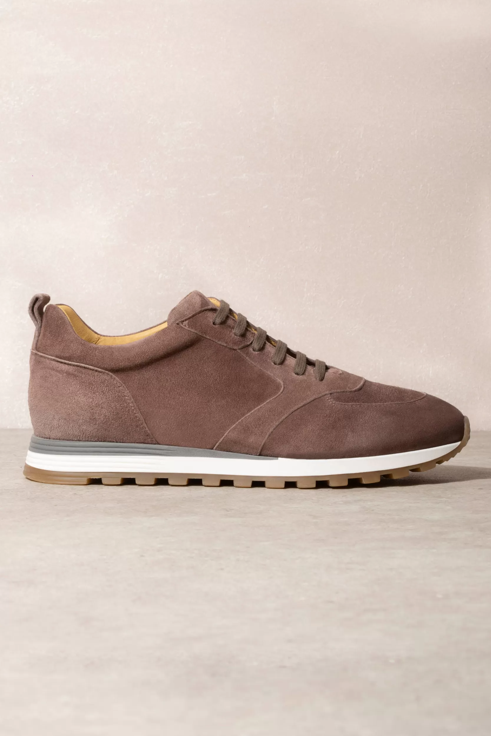 Cheap Pini Parma Runners Marroni - Made In Italy