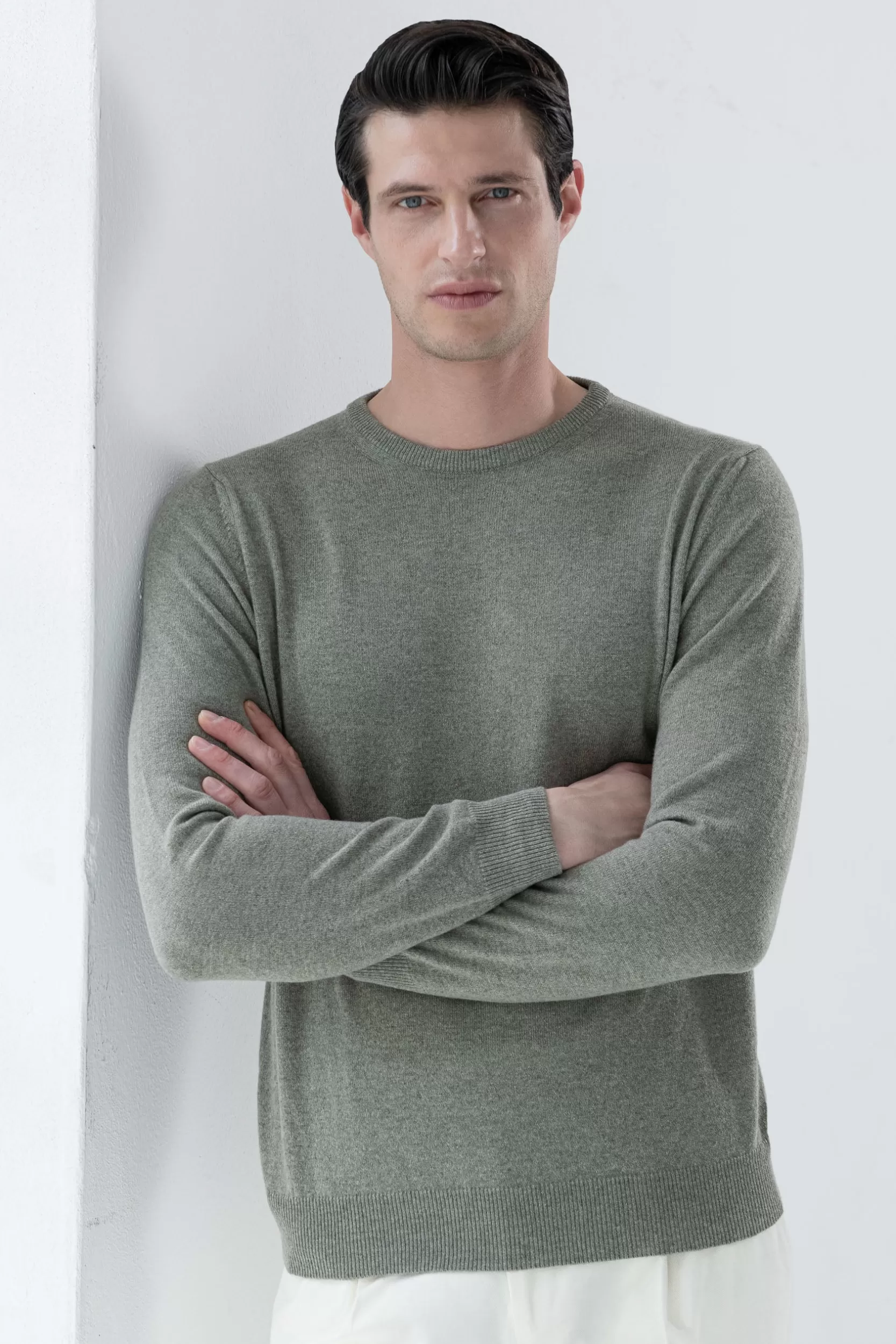 New Pini Parma Cashmere – Made In Italy Salvia