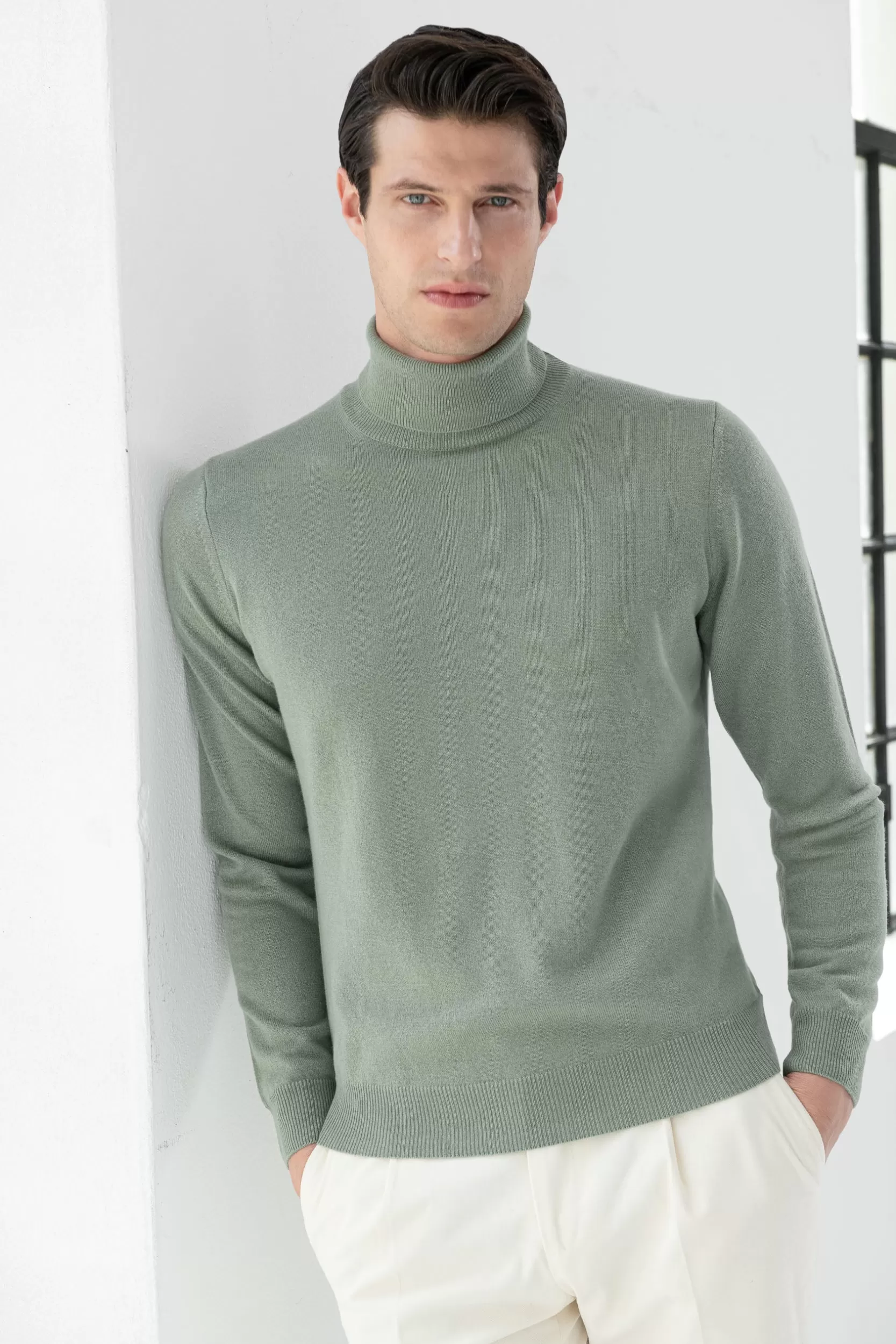 Fashion Pini Parma Cashmere – Made In Italy Salvia