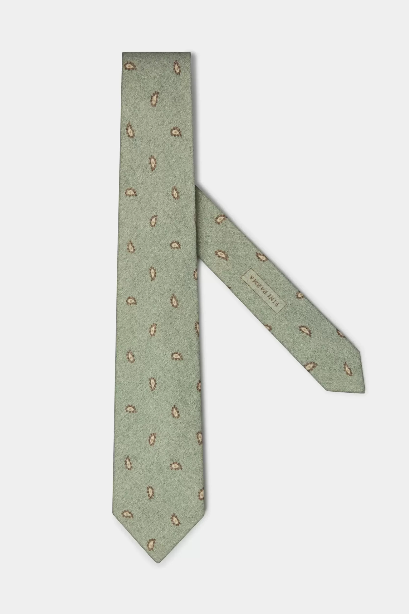 Best Sale Pini Parma Paisley - Made In Italy Salvia