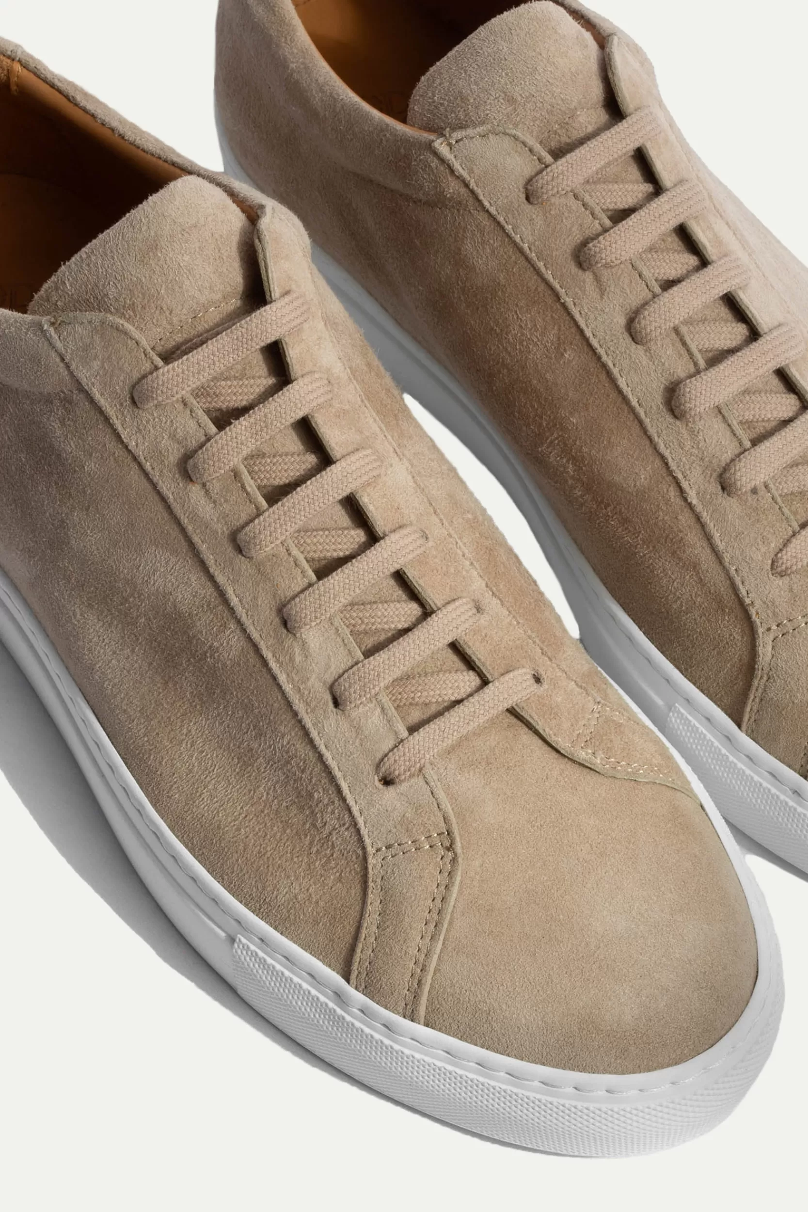 Best Pini Parma Sneakers Di Lusso - Made In Italy Beige