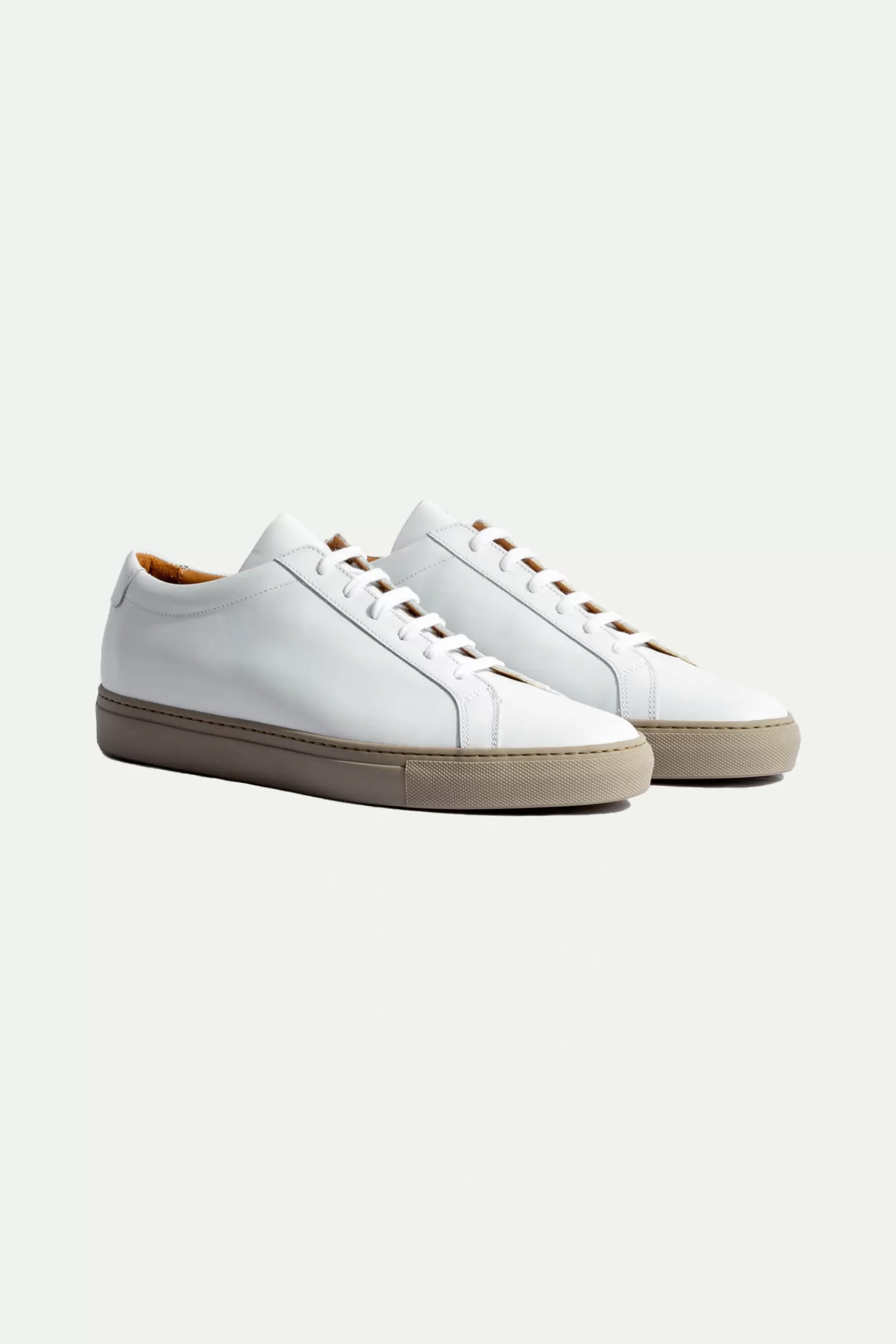 New Pini Parma Sneakers Di Lusso Bianche - Made In Italy Bianco