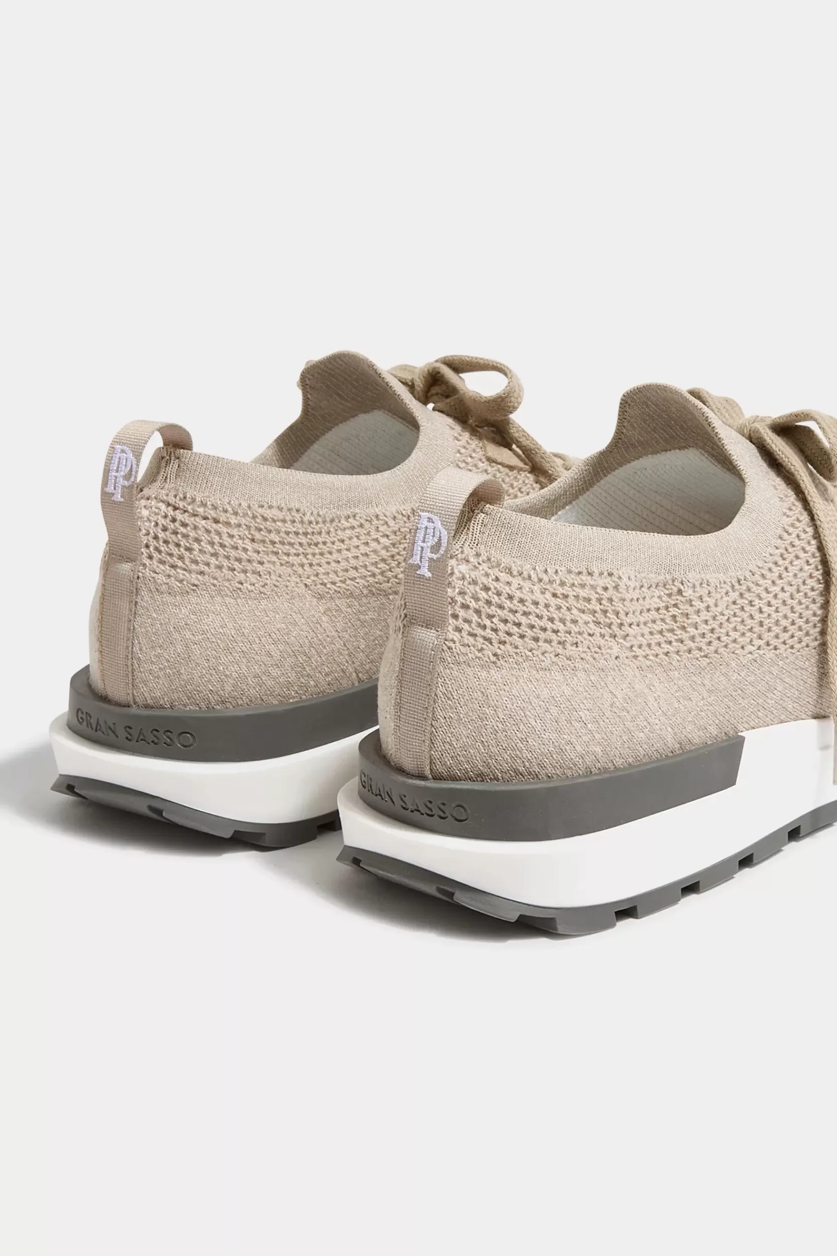Cheap Pini Parma Sneakers In Maglia Sabbia - Made In Italy