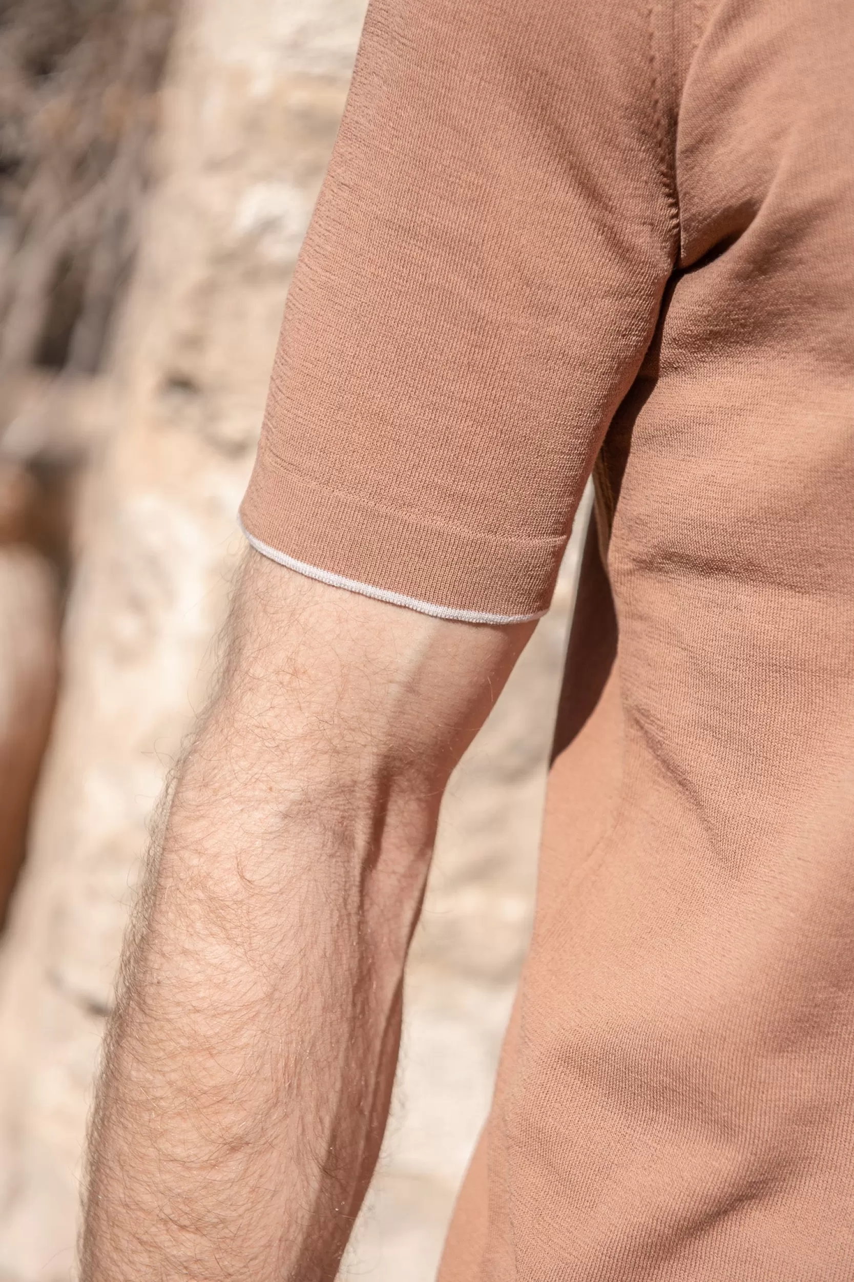 tshirt_in_cotone_lavorato_a_maglia_rusty__made_in_italy_3.webp Fashion Pini Parma T-shirt In Cotone Lavorato A Maglia Rusty - Made In Italy Arrugginito